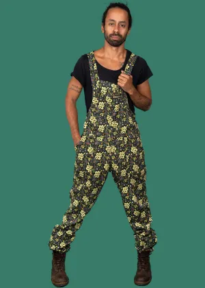 Run & Fly Serpent Dungarees Black