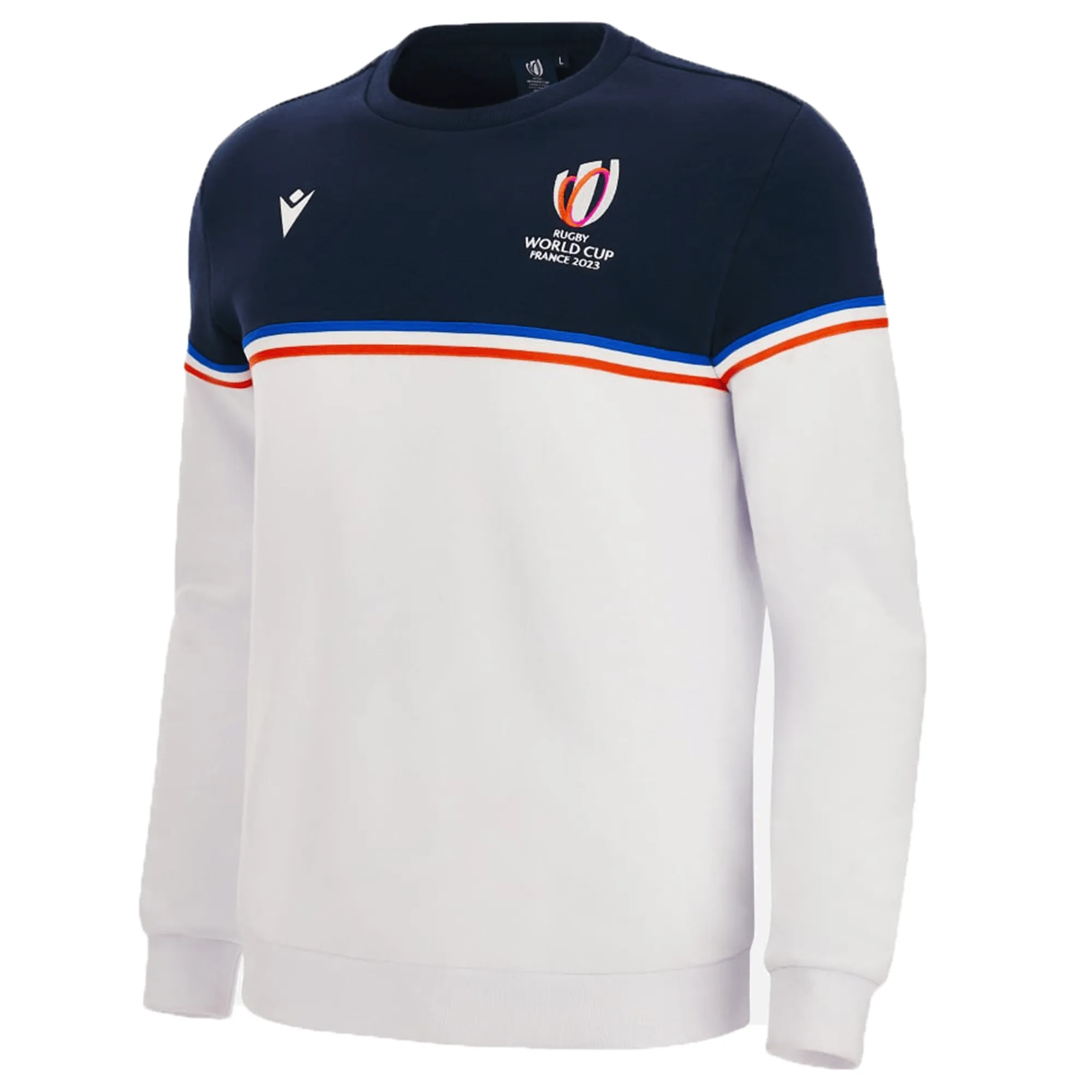 RWC23 Brushed Fleece Cotton Roundneck Sweatshirt by Macron