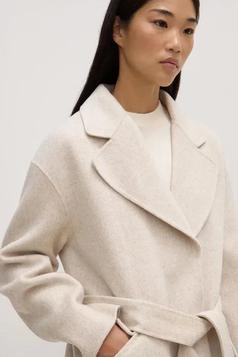 Sadie Coat | Oat Marle