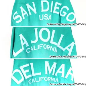 San Diego Gift Football Jerseys S Ombre w/La Jolla Logo (#TD470-841)