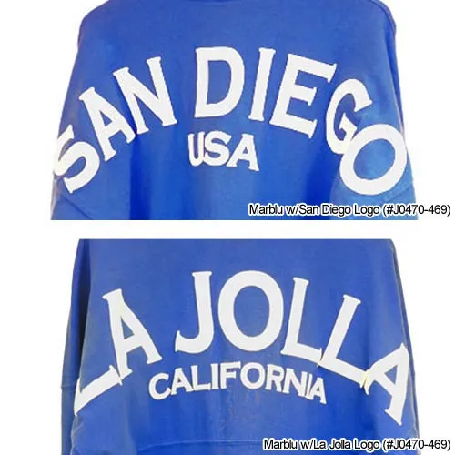 San Diego Gift Football Jerseys XS Marblu w/La Jolla Logo (#J0470-469)