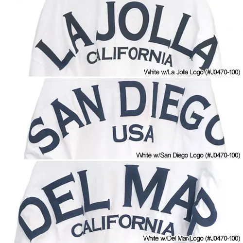San Diego Gift Football Jerseys XS White w/Del Mar Logo (#J0470-100)