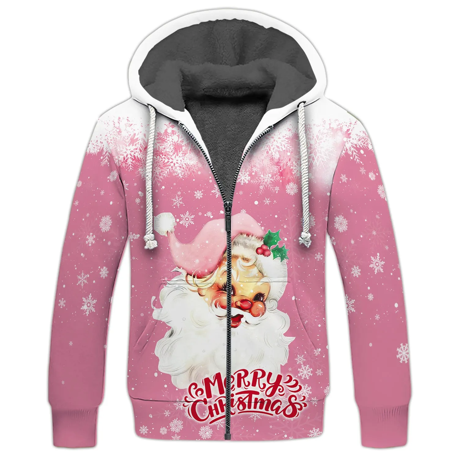 Santa Claus Christmas 3D Printed Unisex Merry Christmas Hoodie T Shirt