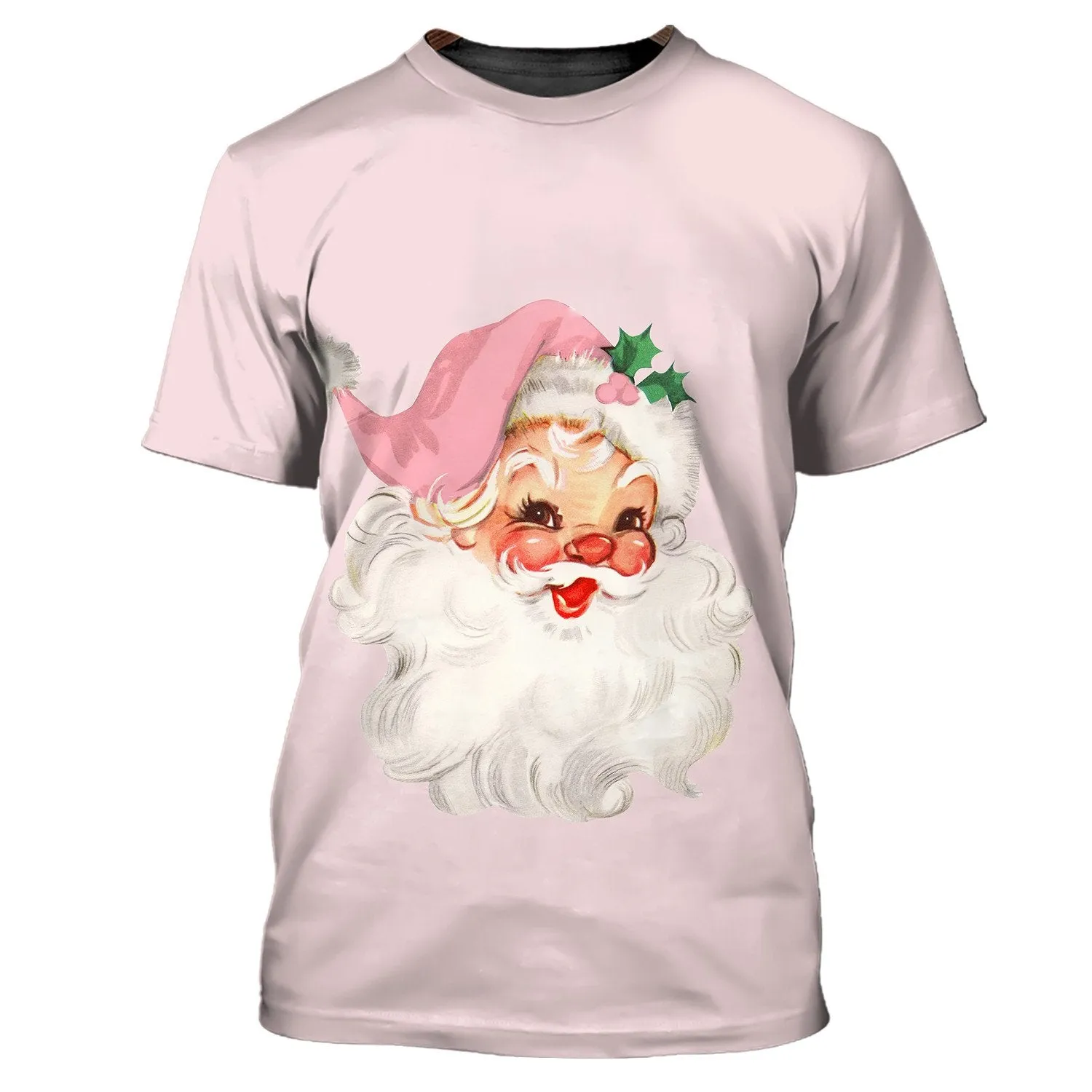 Santa Claus Christmas 3D Printed Unisex Merry Christmas Hoodie T Shirt