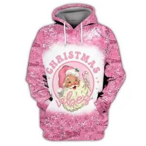 Santa Claus Christmas Hoodie Unisex Merry Christmas Hoodie