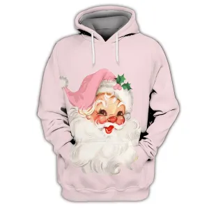 Santa Claus Christmas Hoodie Unisex Merry Christmas Hoodie