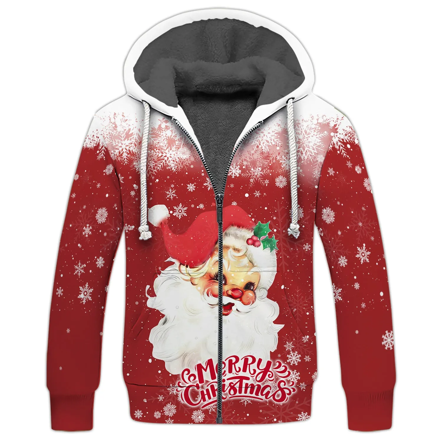 Santa Gift 3D Printed Unisex Merry Christmas Hoodie T Shirt