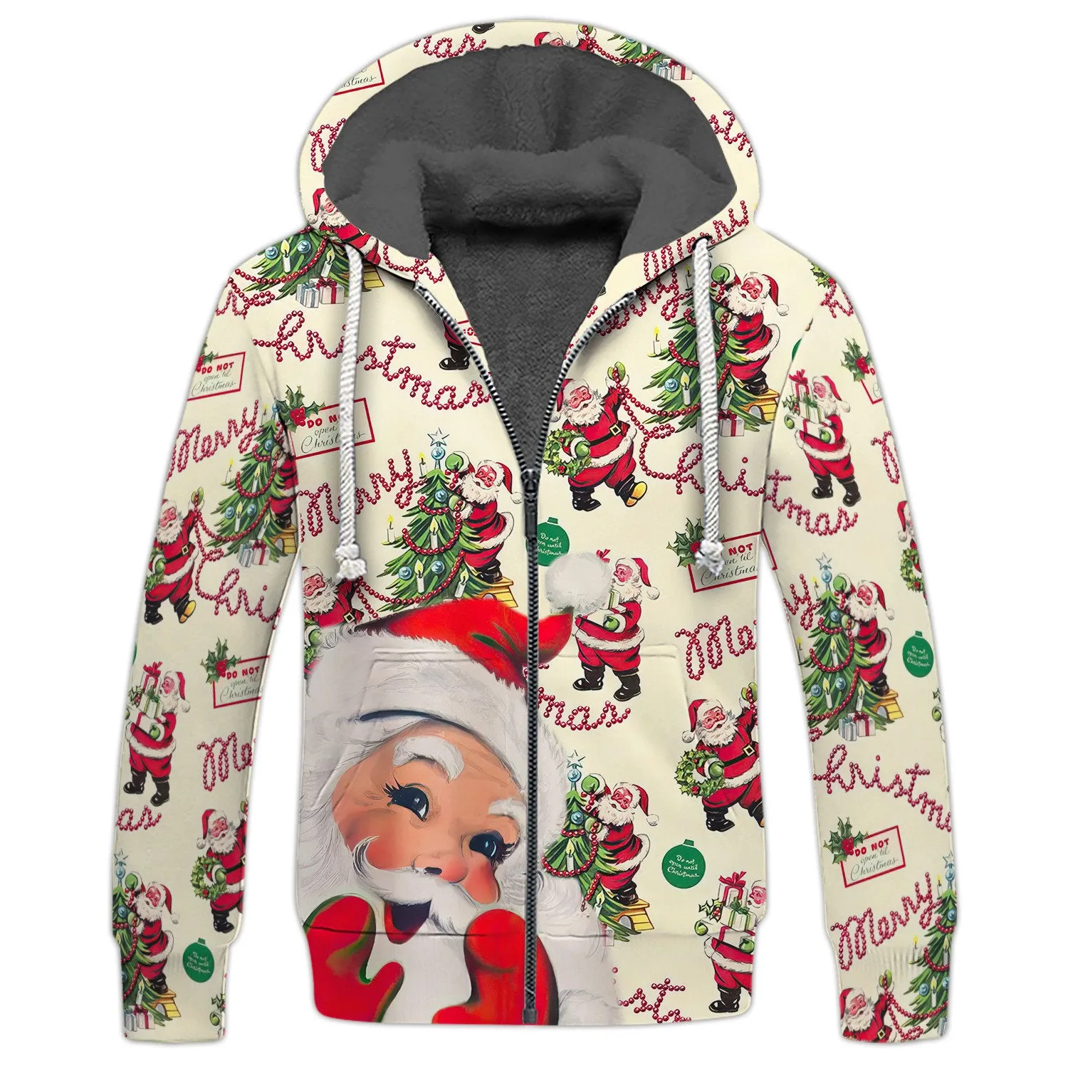 Santa Gift 3D Printed Unisex Merry Christmas Hoodie T Shirt