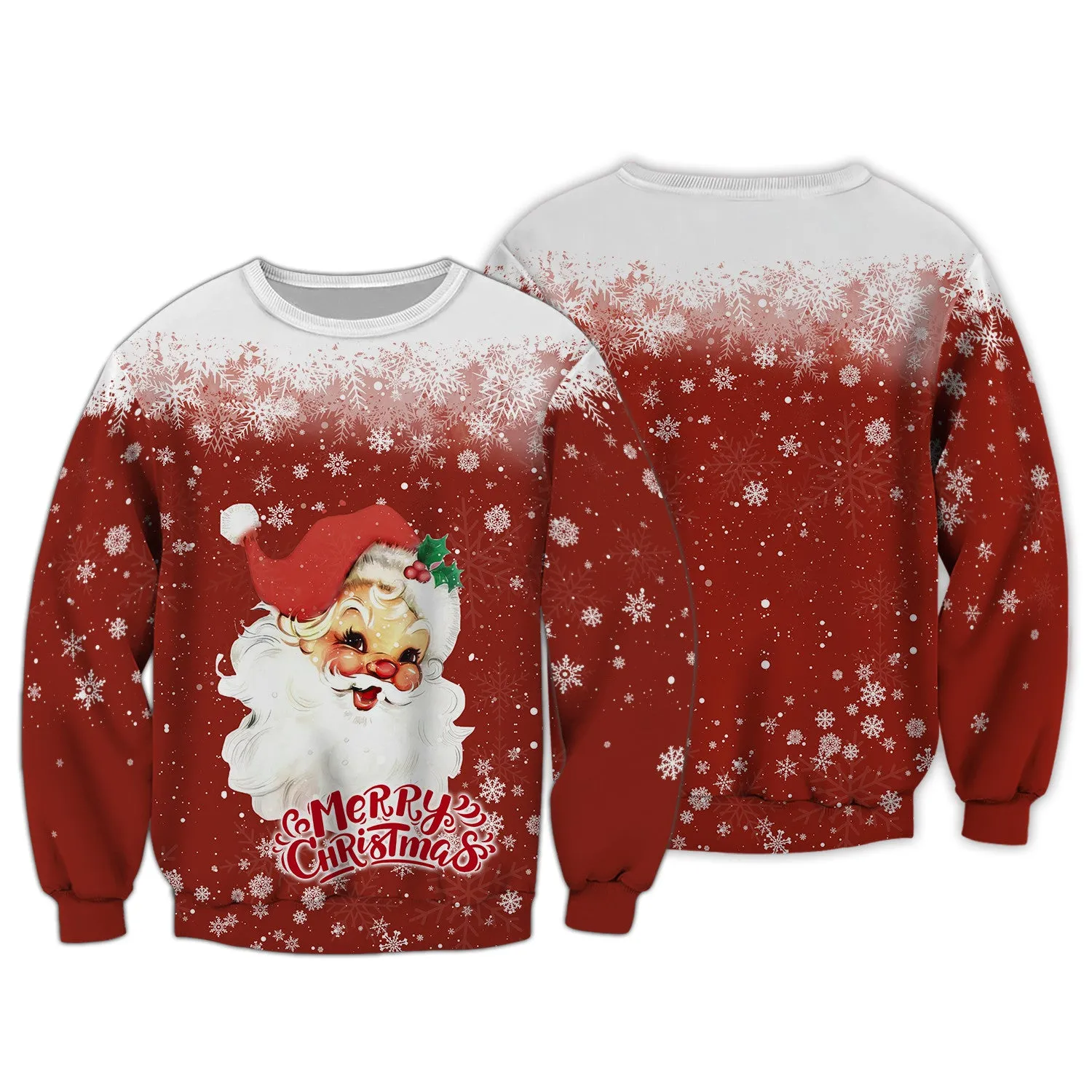Santa Gift 3D Printed Unisex Merry Christmas Hoodie T Shirt