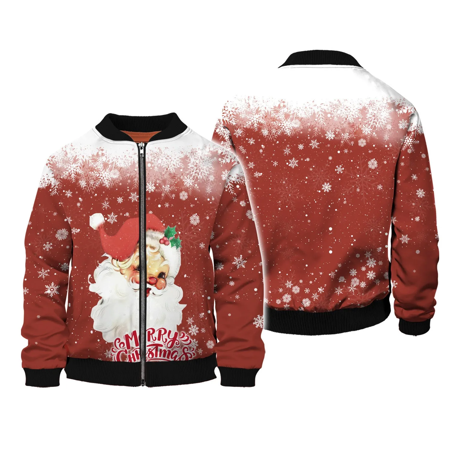 Santa Gift 3D Printed Unisex Merry Christmas Hoodie T Shirt