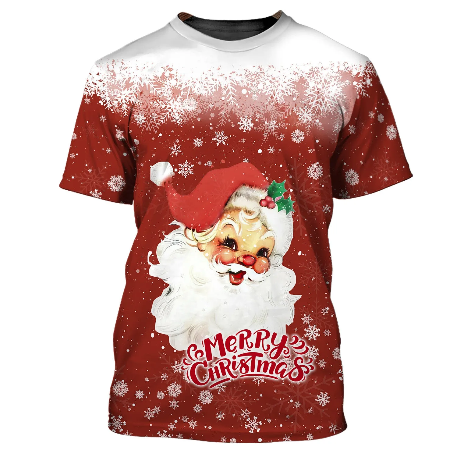Santa Gift 3D Printed Unisex Merry Christmas Hoodie T Shirt