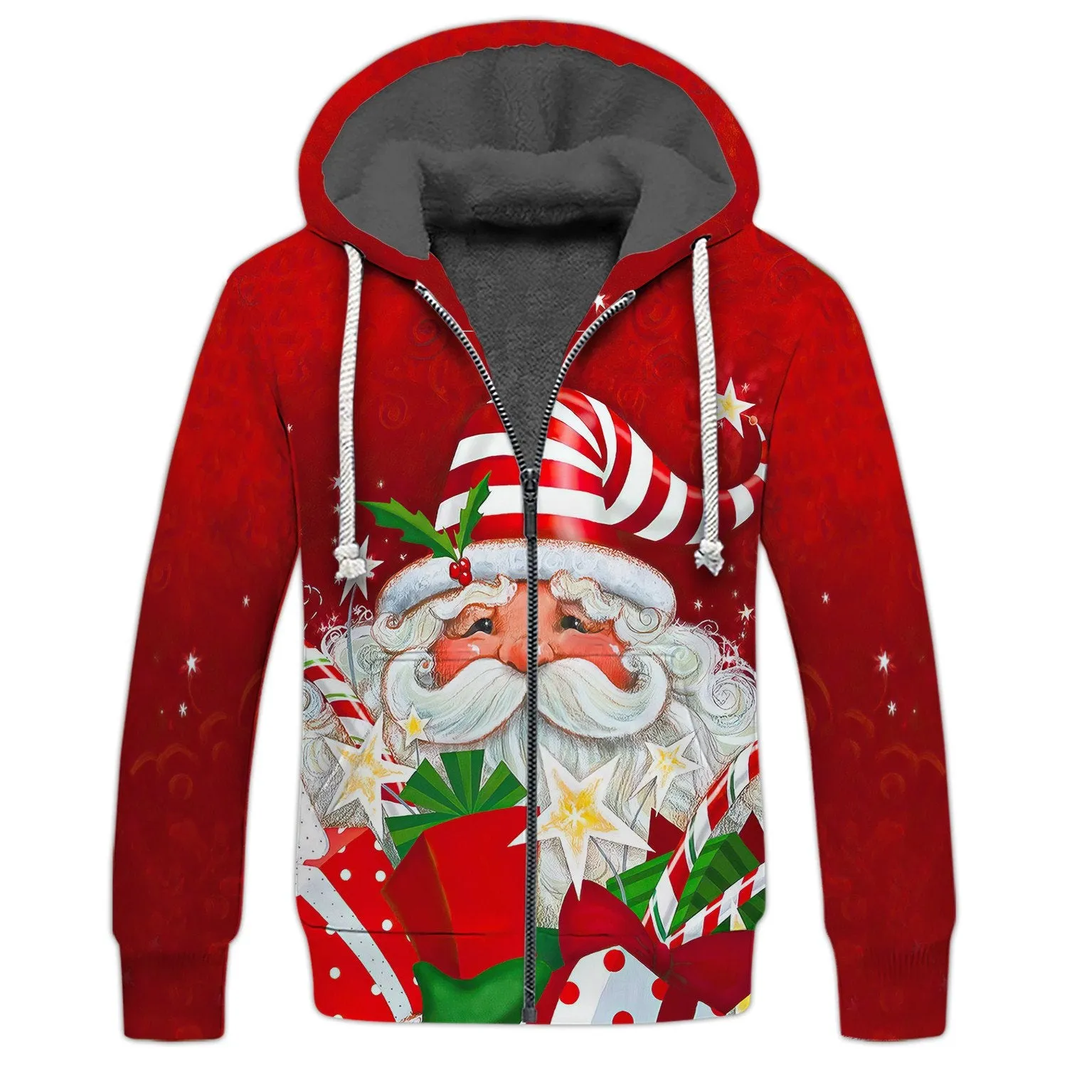 Santa Gift 3D Printed Unisex Merry Christmas Hoodie T Shirt