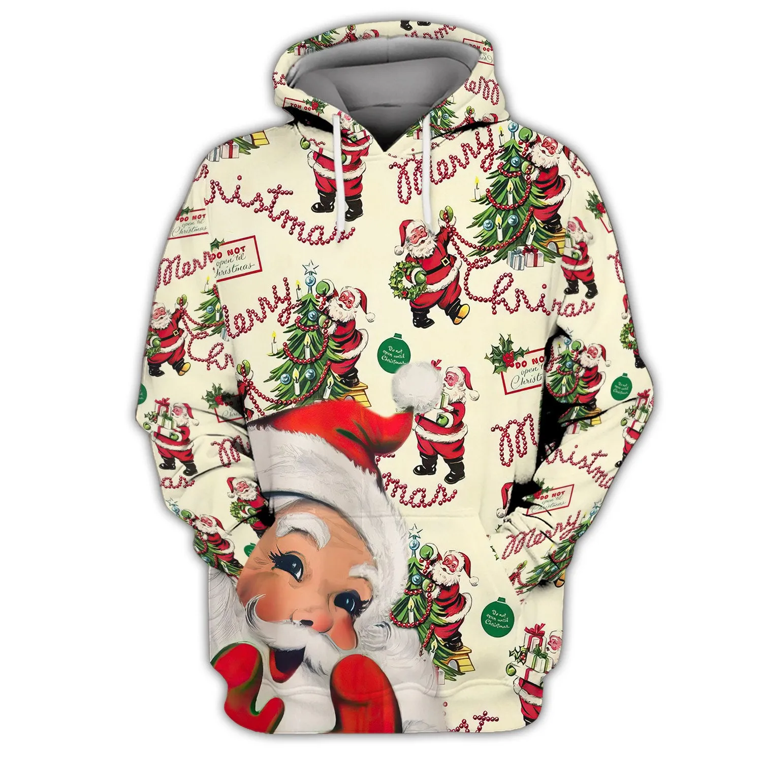 Santa Gift Unisex Merry Christmas Hoodie