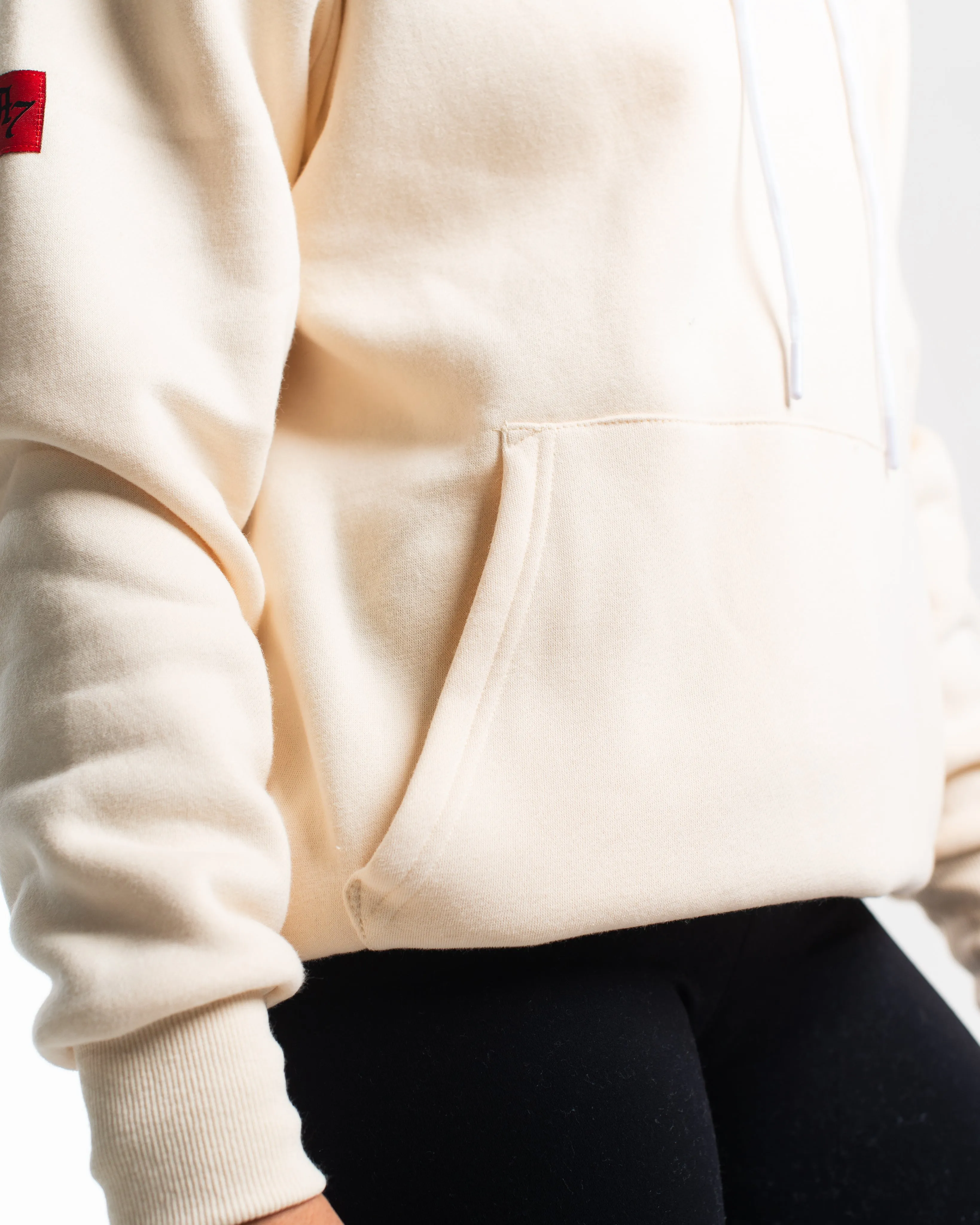 Script Hoodie - Ivory