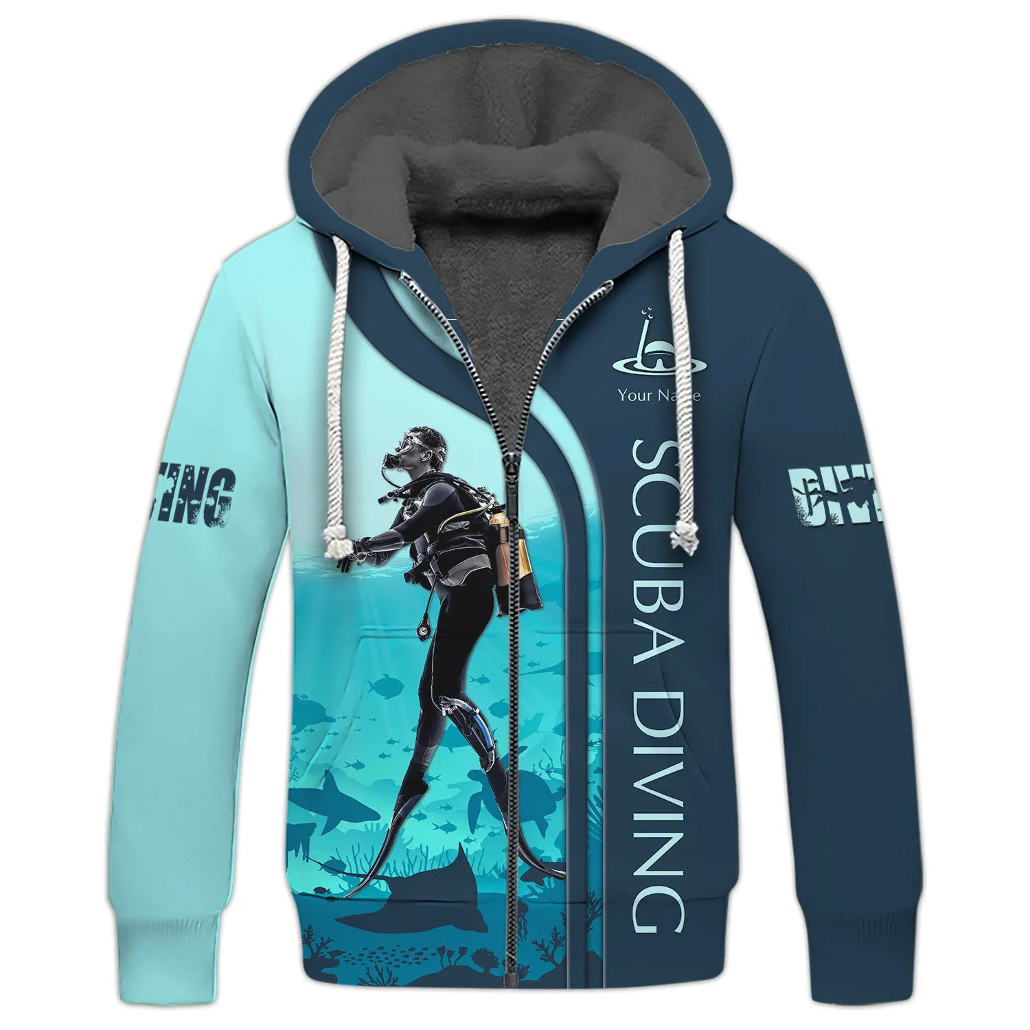 Scuba Diving Tee Shirt Custom Scuba Diver Shirts Diving 3D Shirt