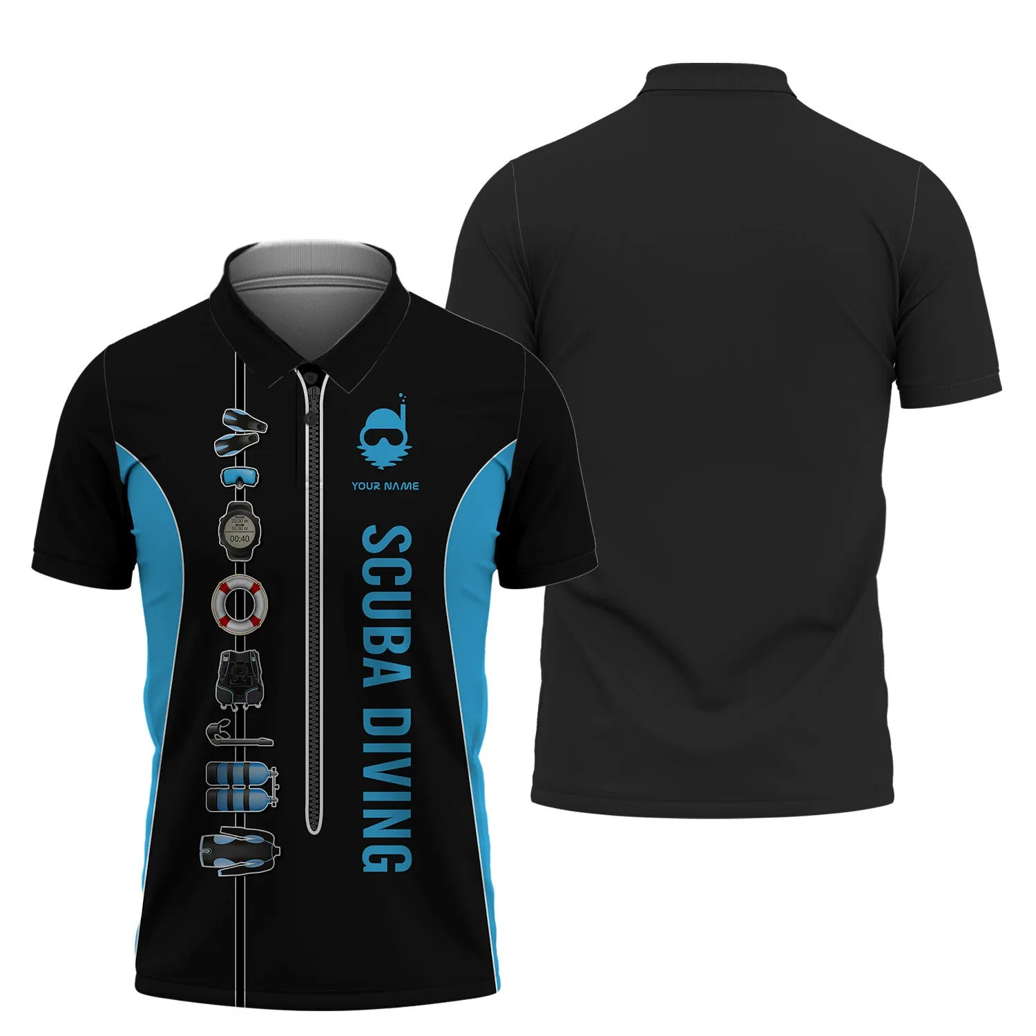 Scuba Diving Tools Shirts Custom Diver Shirts Scuba Diving 3D Apparel