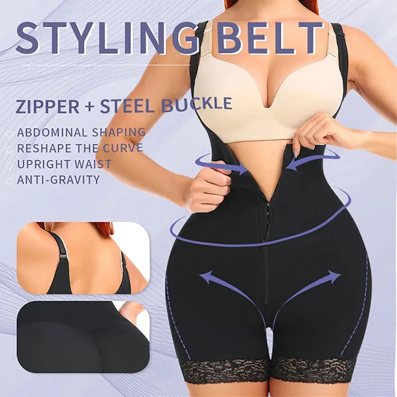 Sculpt Your Silhouette: Women's Postpartum Slimming Shapewear Bodysuit with Tummy Control and Butt Lifter