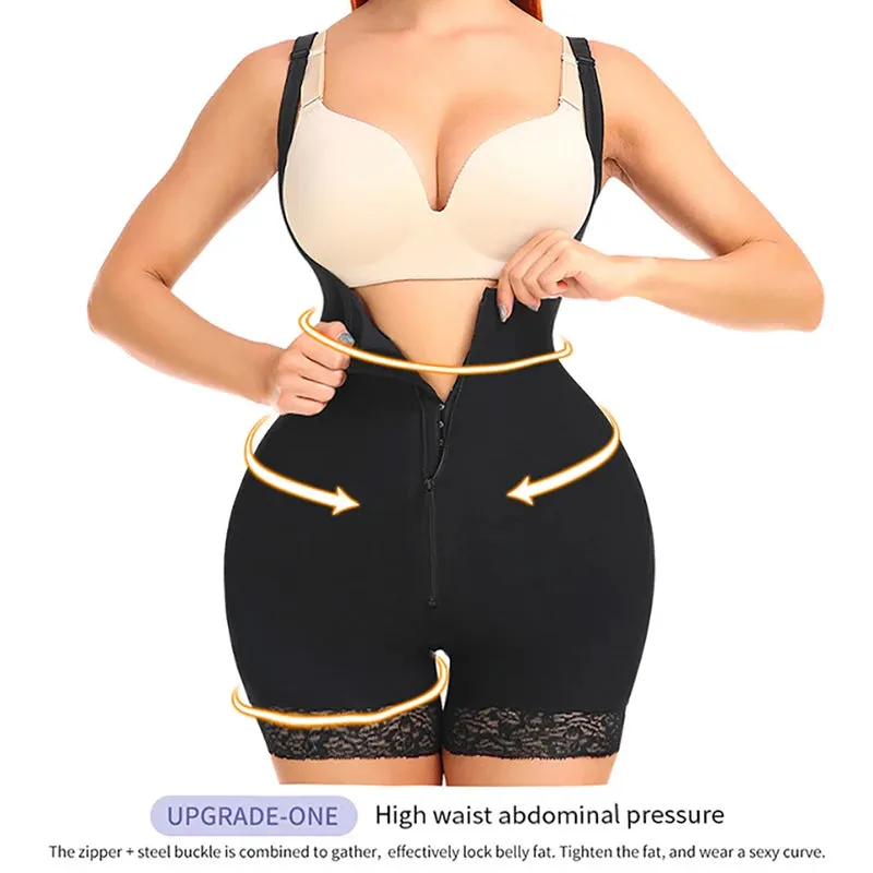Sculpt Your Silhouette: Women's Postpartum Slimming Shapewear Bodysuit with Tummy Control and Butt Lifter
