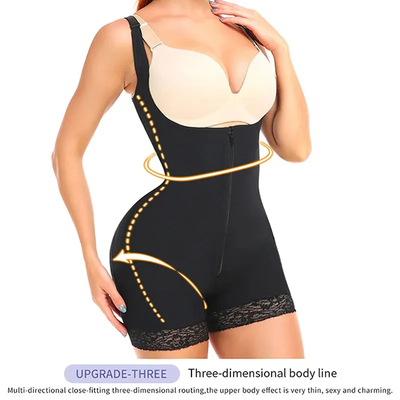 Sculpt Your Silhouette: Women's Postpartum Slimming Shapewear Bodysuit with Tummy Control and Butt Lifter
