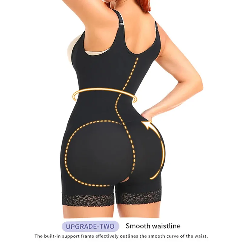 Sculpt Your Silhouette: Women's Postpartum Slimming Shapewear Bodysuit with Tummy Control and Butt Lifter