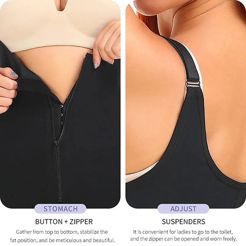 Sculpt Your Silhouette: Women's Postpartum Slimming Shapewear Bodysuit with Tummy Control and Butt Lifter