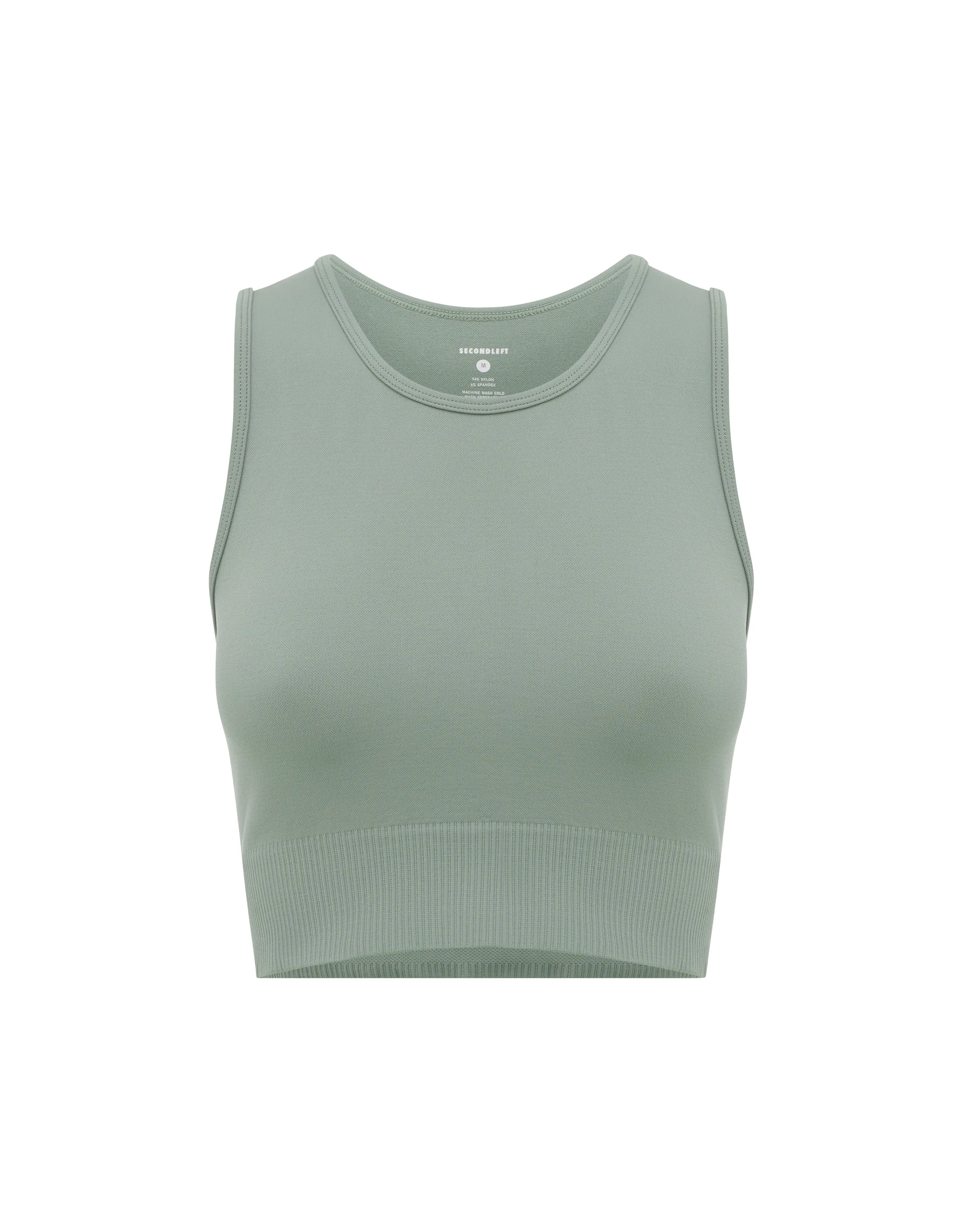 Seamless Cropped Singlet - Blue