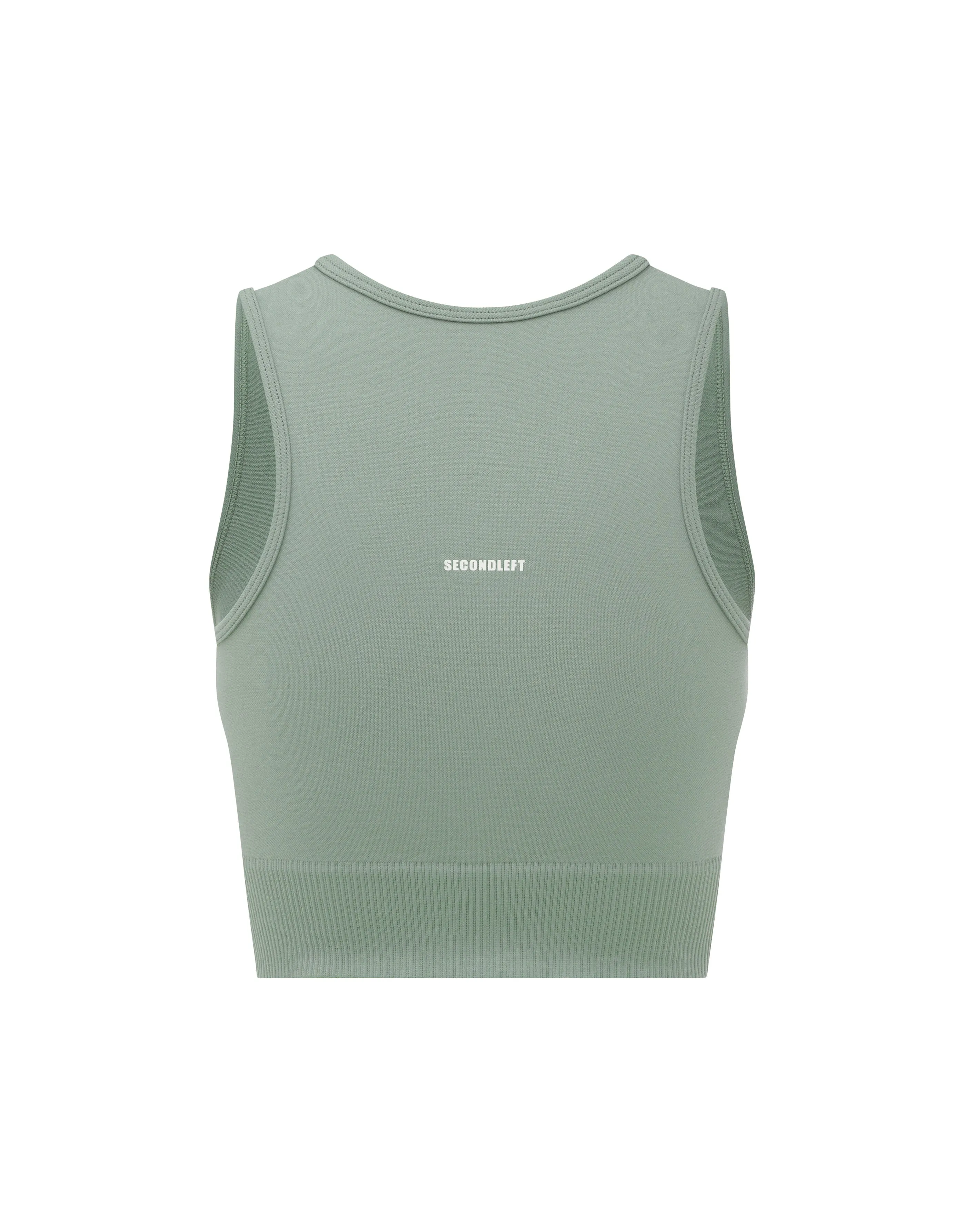 Seamless Cropped Singlet - Blue