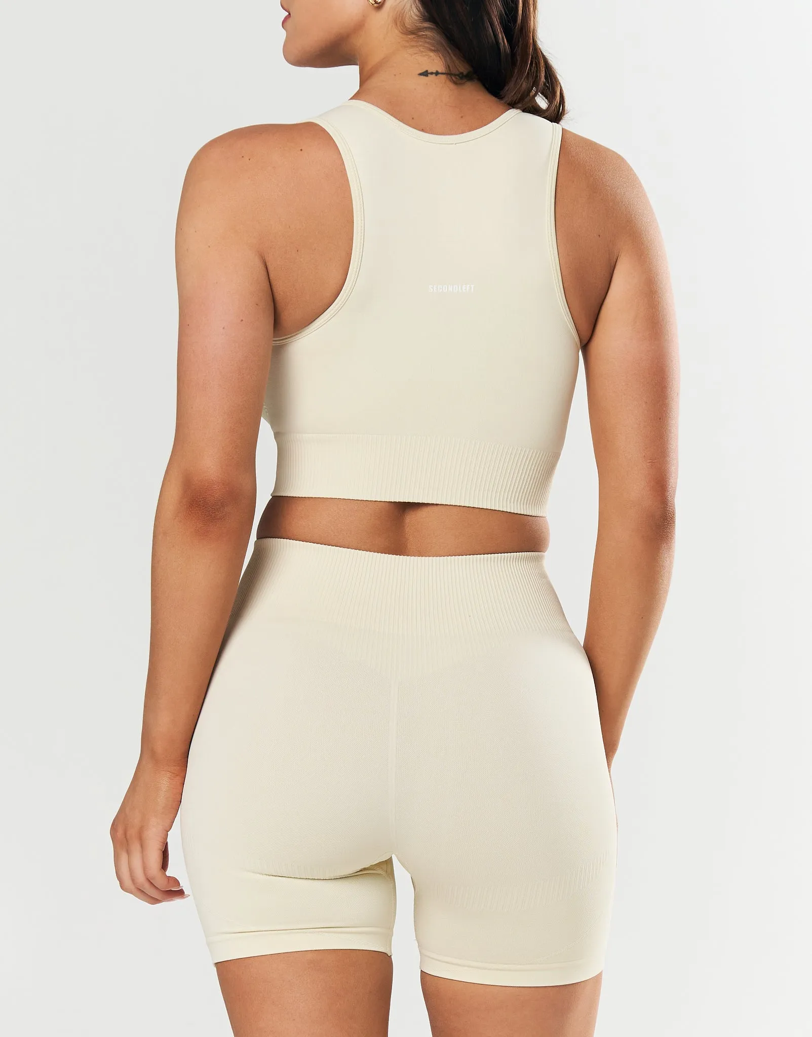 Seamless Cropped Singlet - Butter
