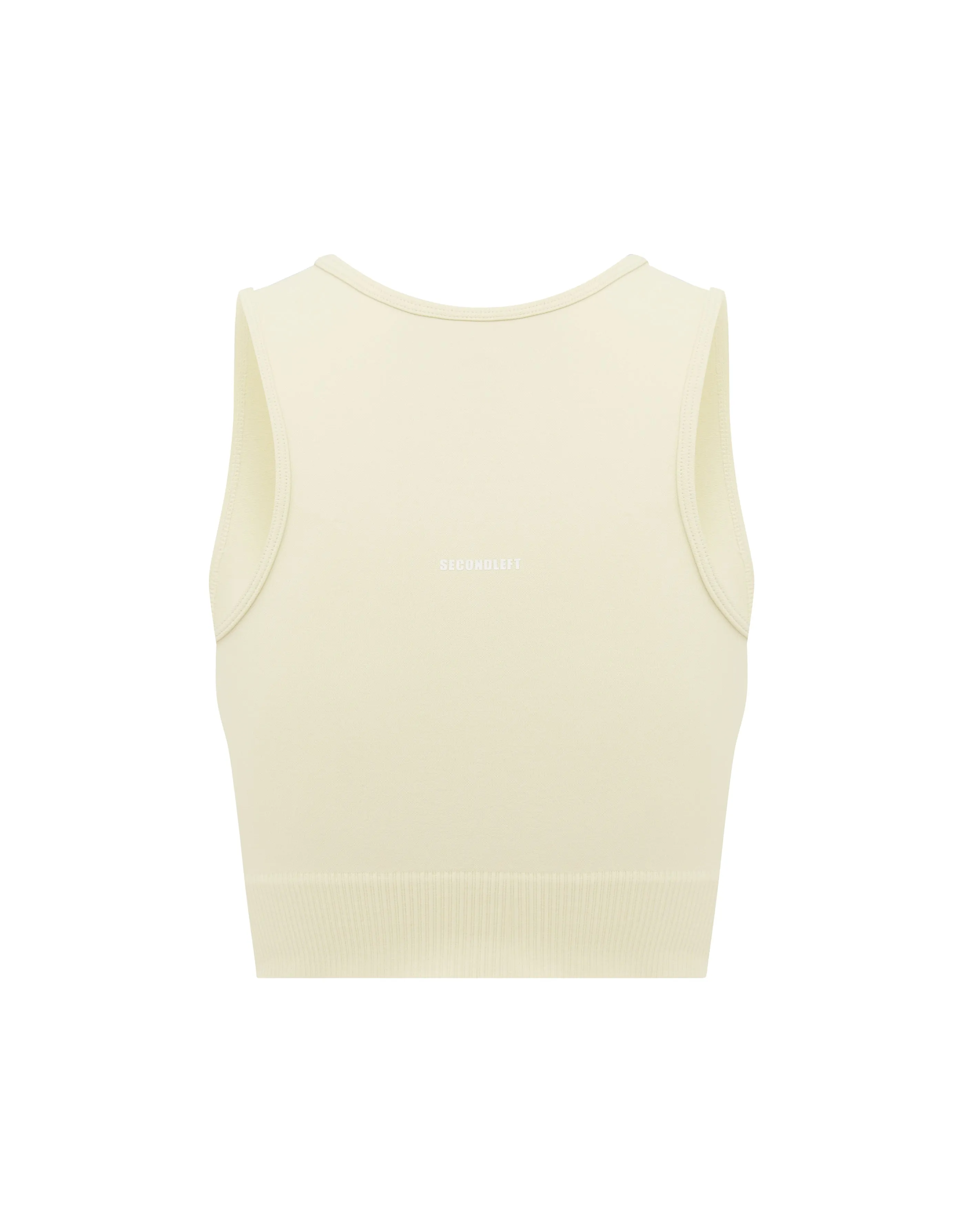 Seamless Cropped Singlet - Butter