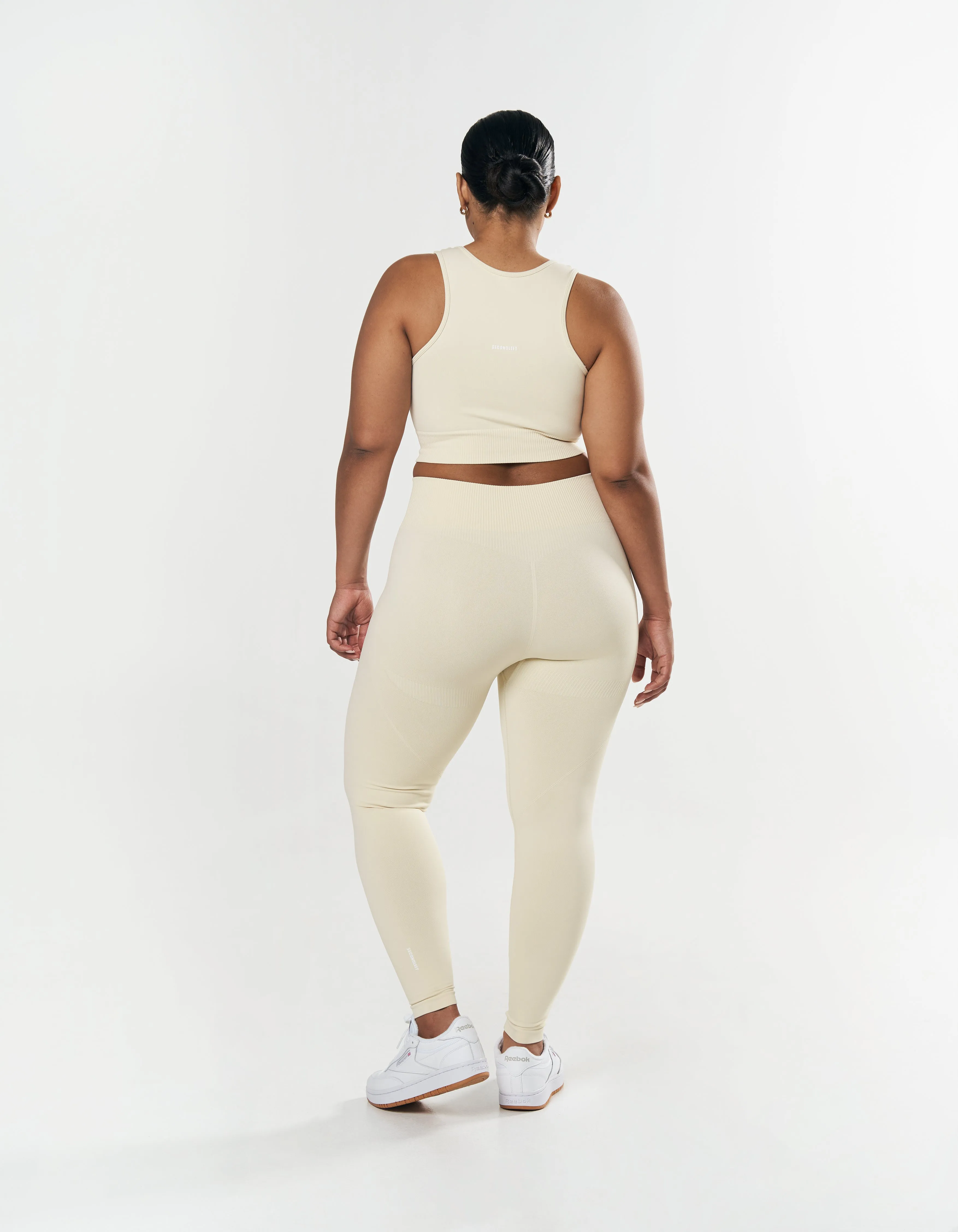 Seamless Cropped Singlet - Butter
