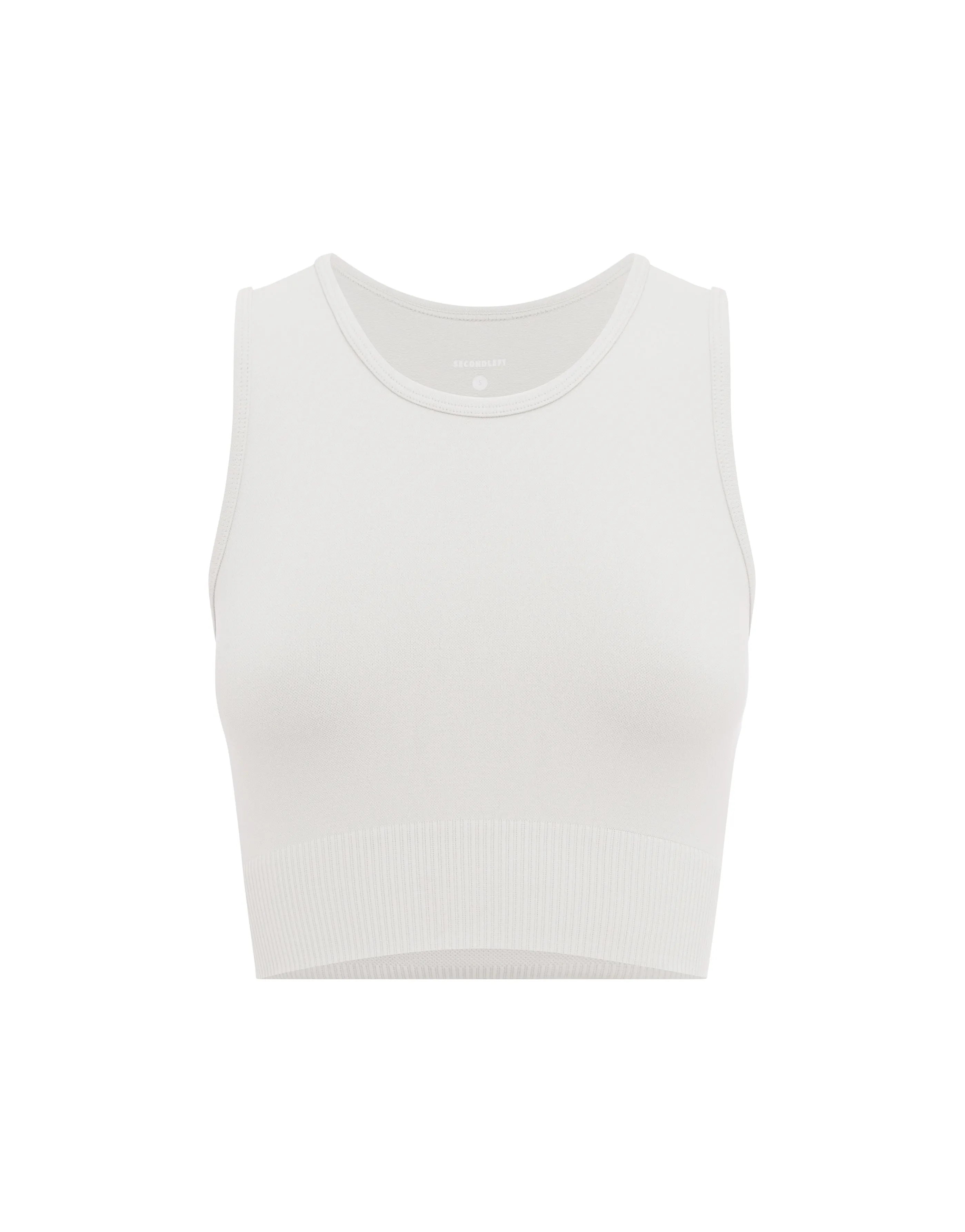 Seamless Cropped Singlet - Dove