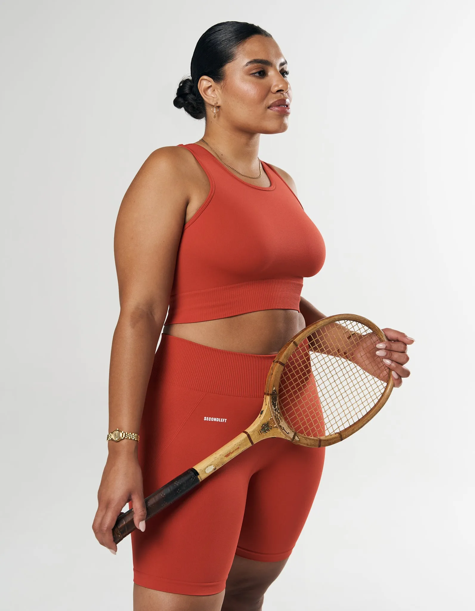Seamless Cropped Singlet - Red