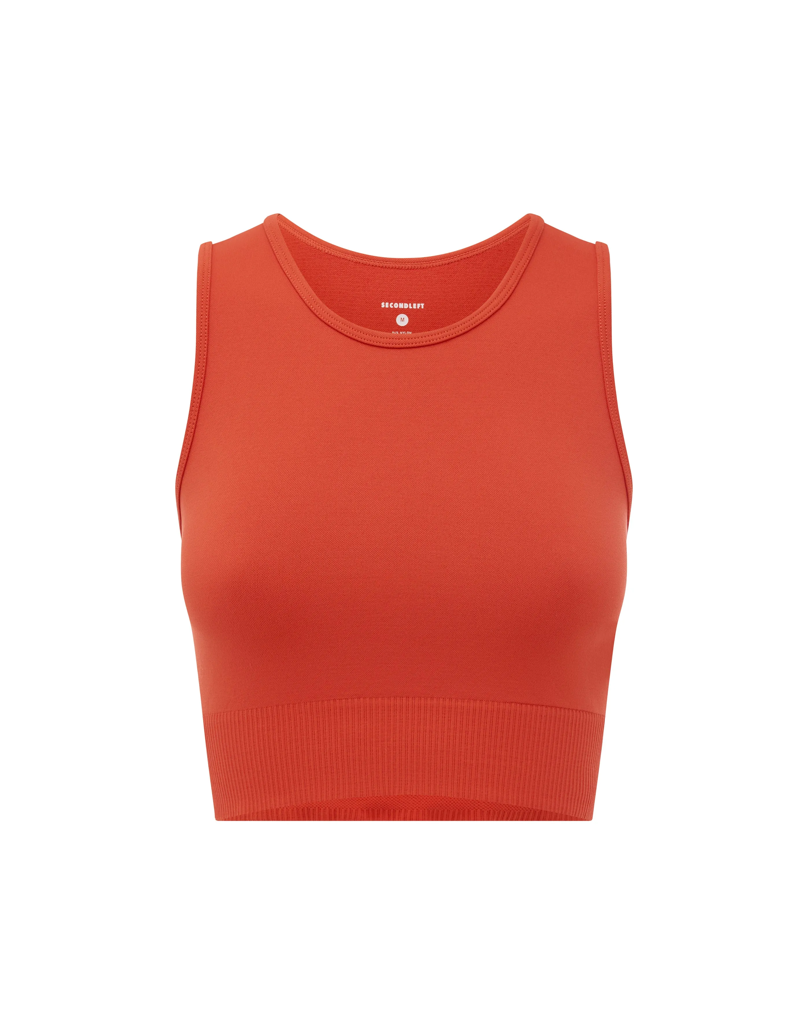 Seamless Cropped Singlet - Red
