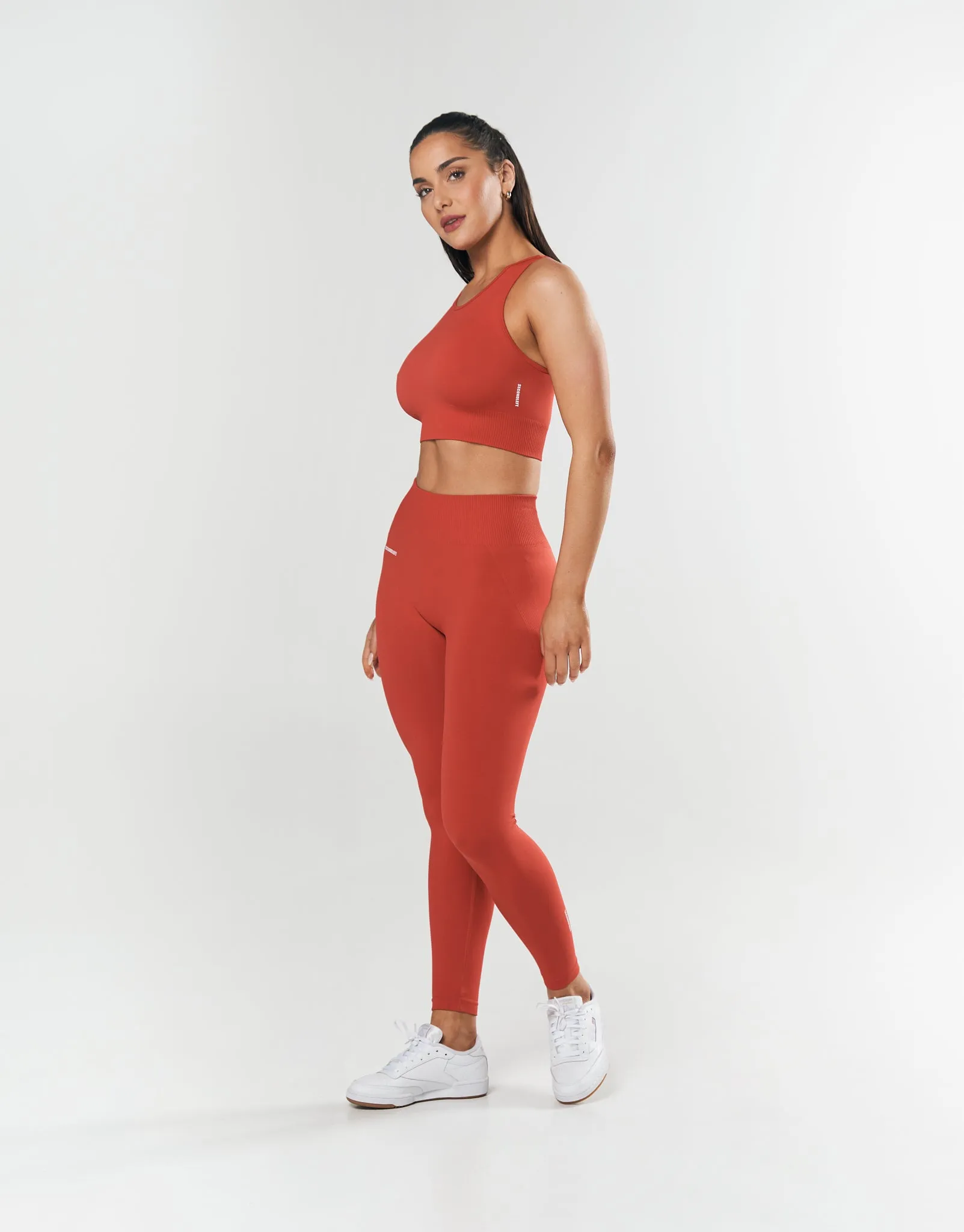 Seamless Cropped Singlet - Red