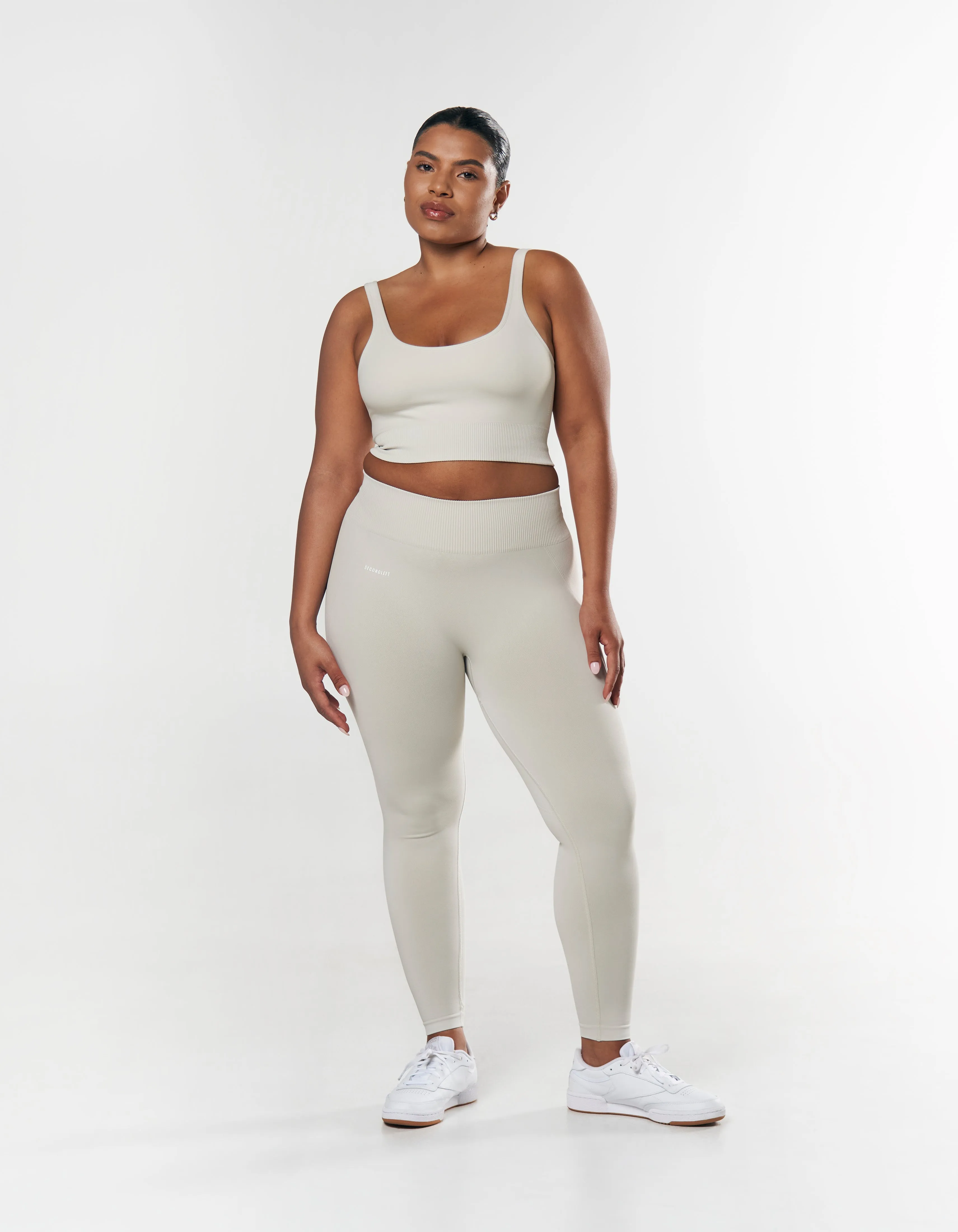 Seamless Full Length Tights - Dove