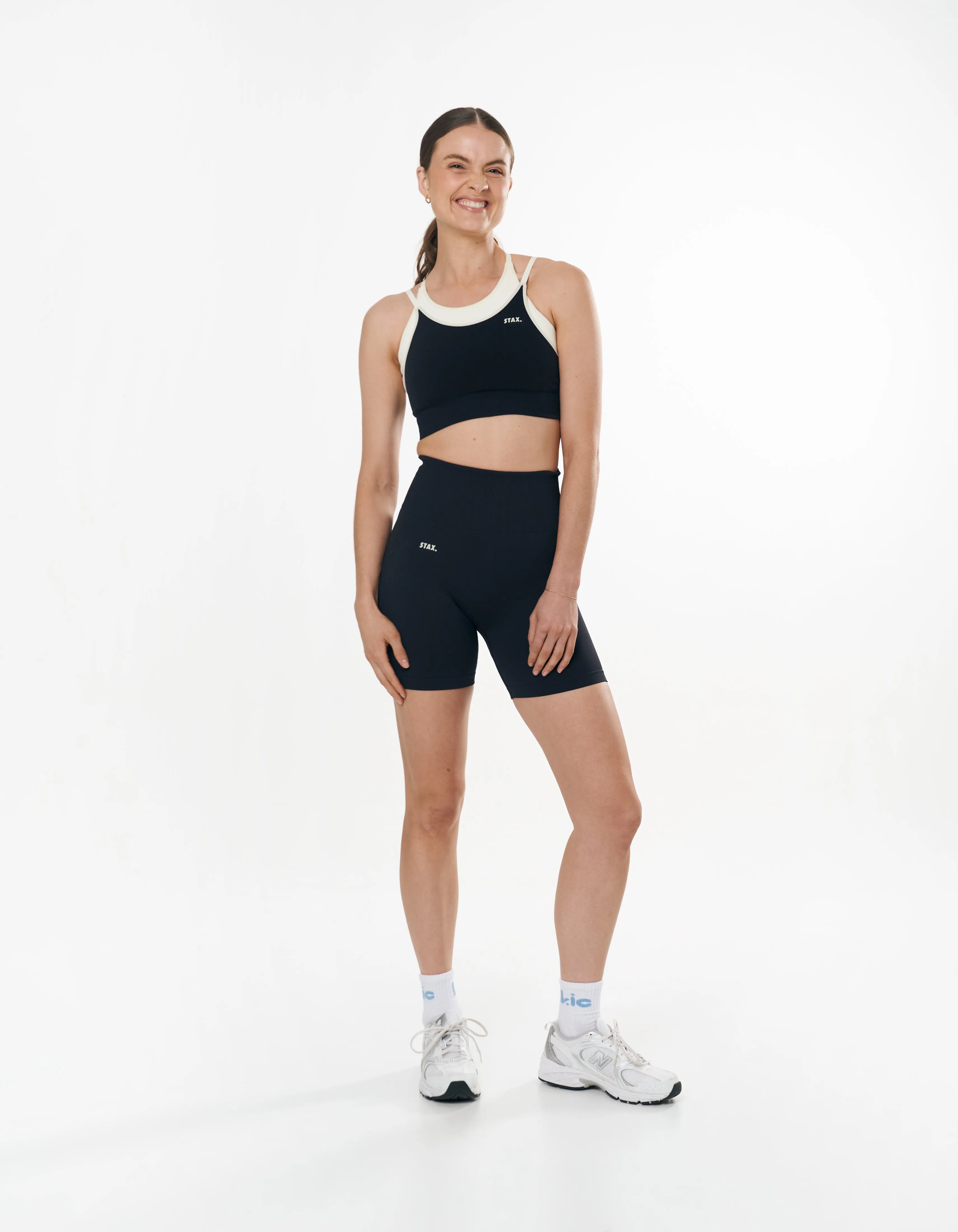 Seamless Kic Midi Bike Shorts - Astro