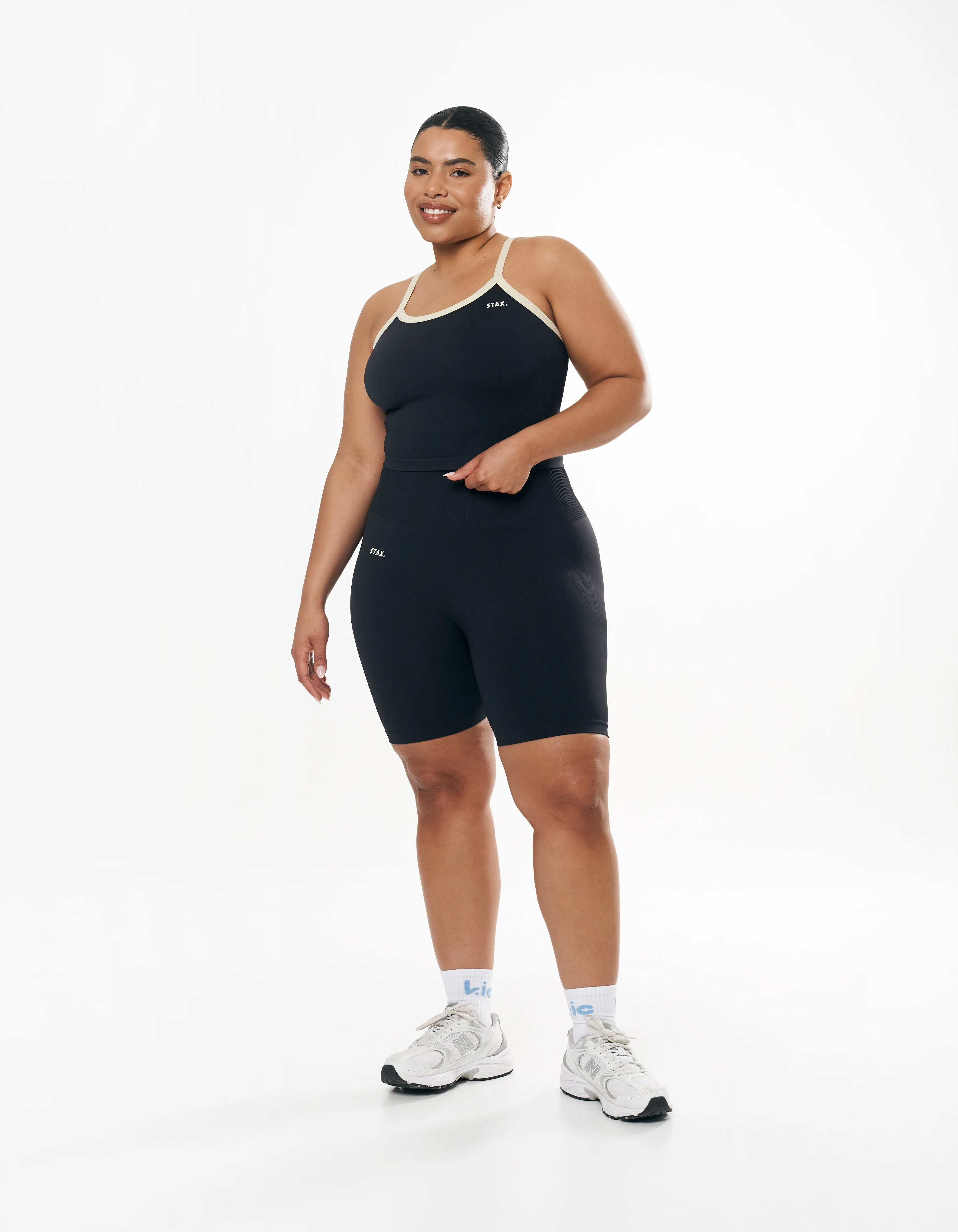 Seamless Kic Midi Bike Shorts - Astro