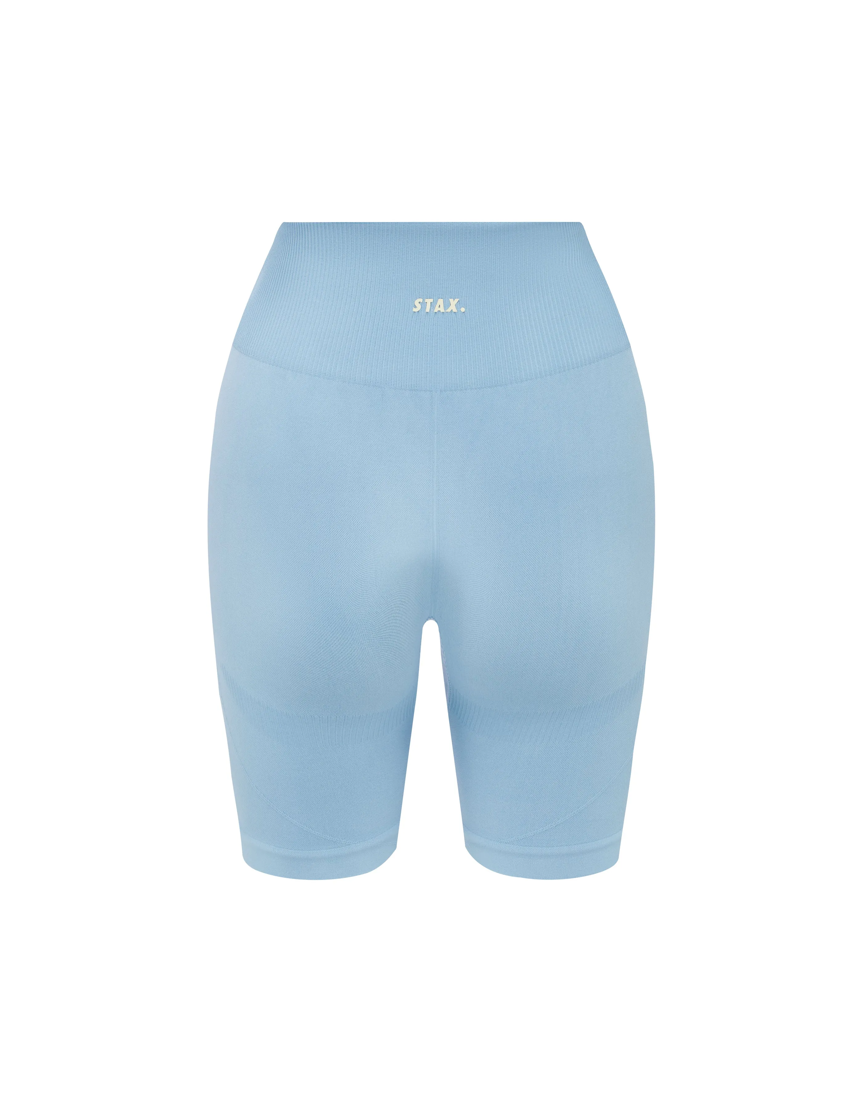 Seamless Kic Midi Bike Shorts - Blue