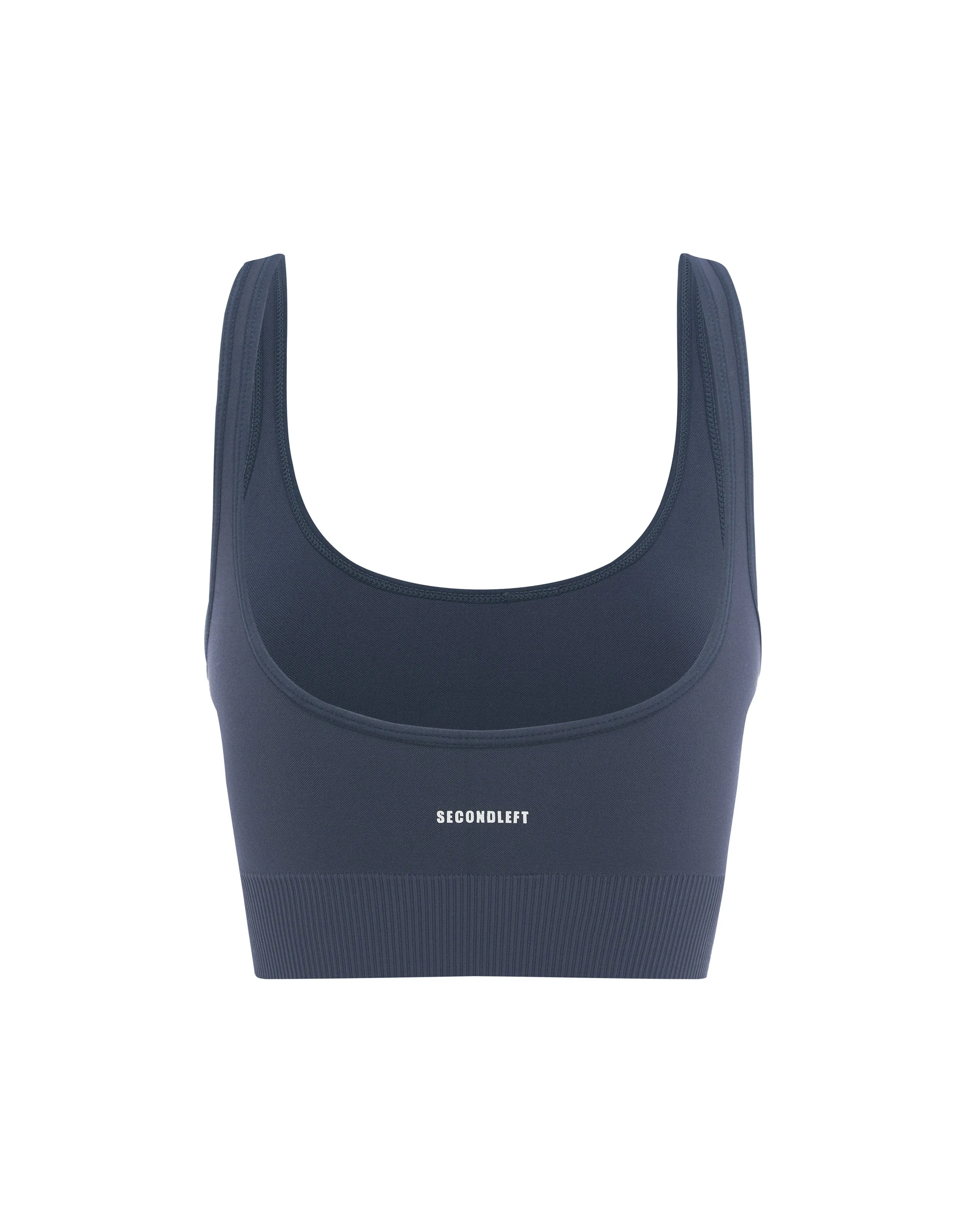 Seamless Low back Crop - Blueberry