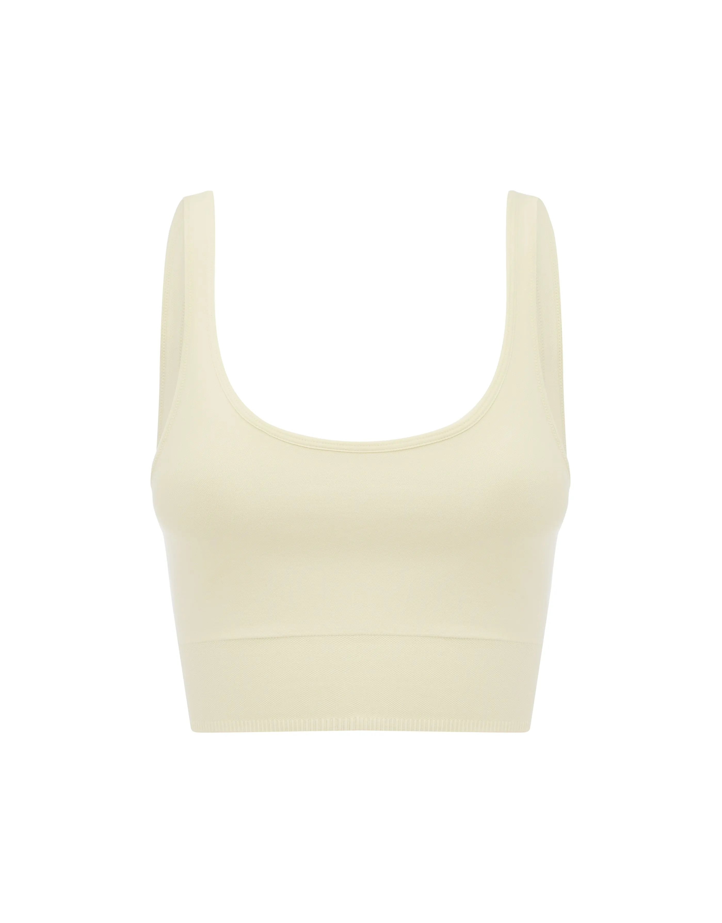 Seamless Low back Crop - Butter