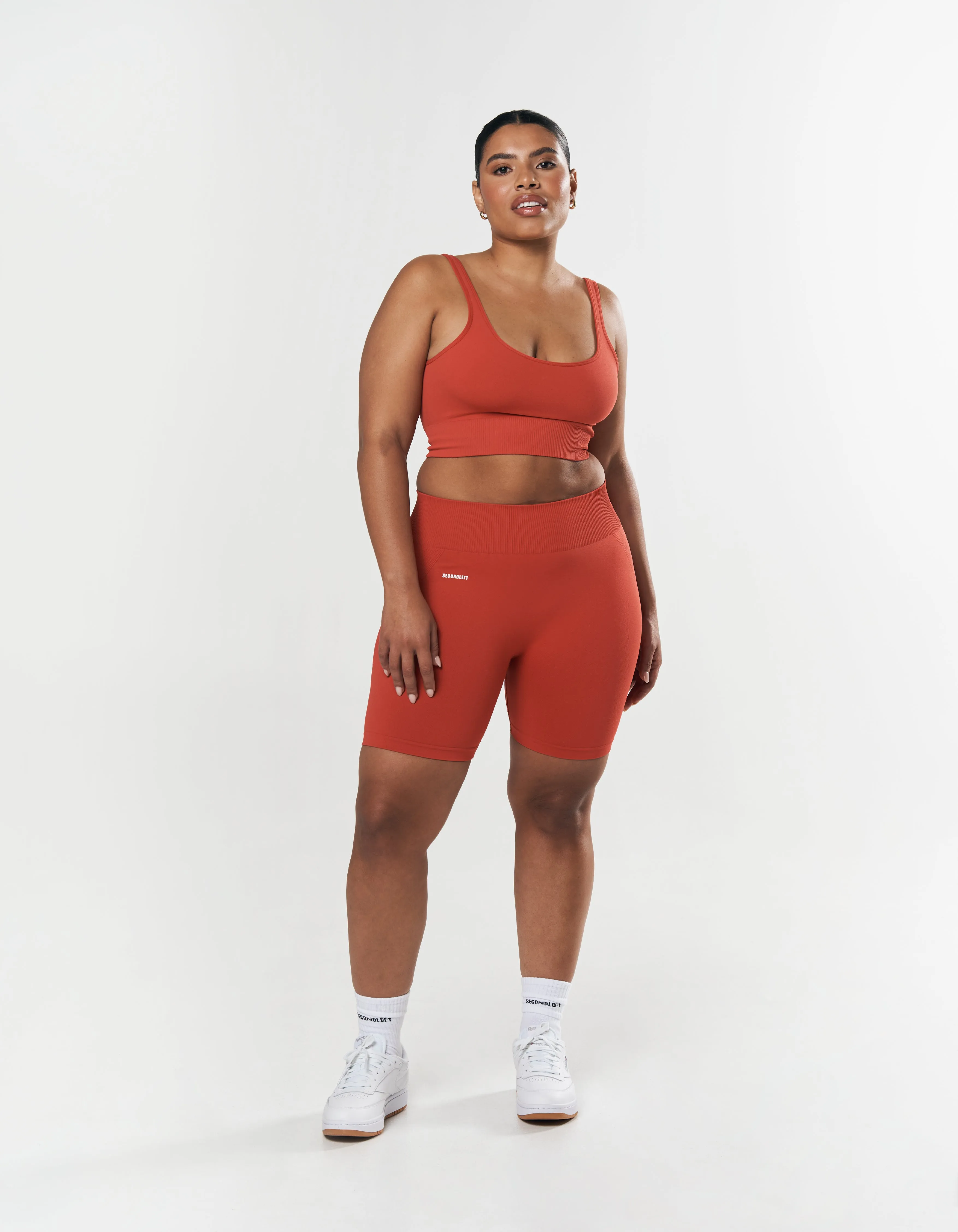 Seamless Low back Crop - Red