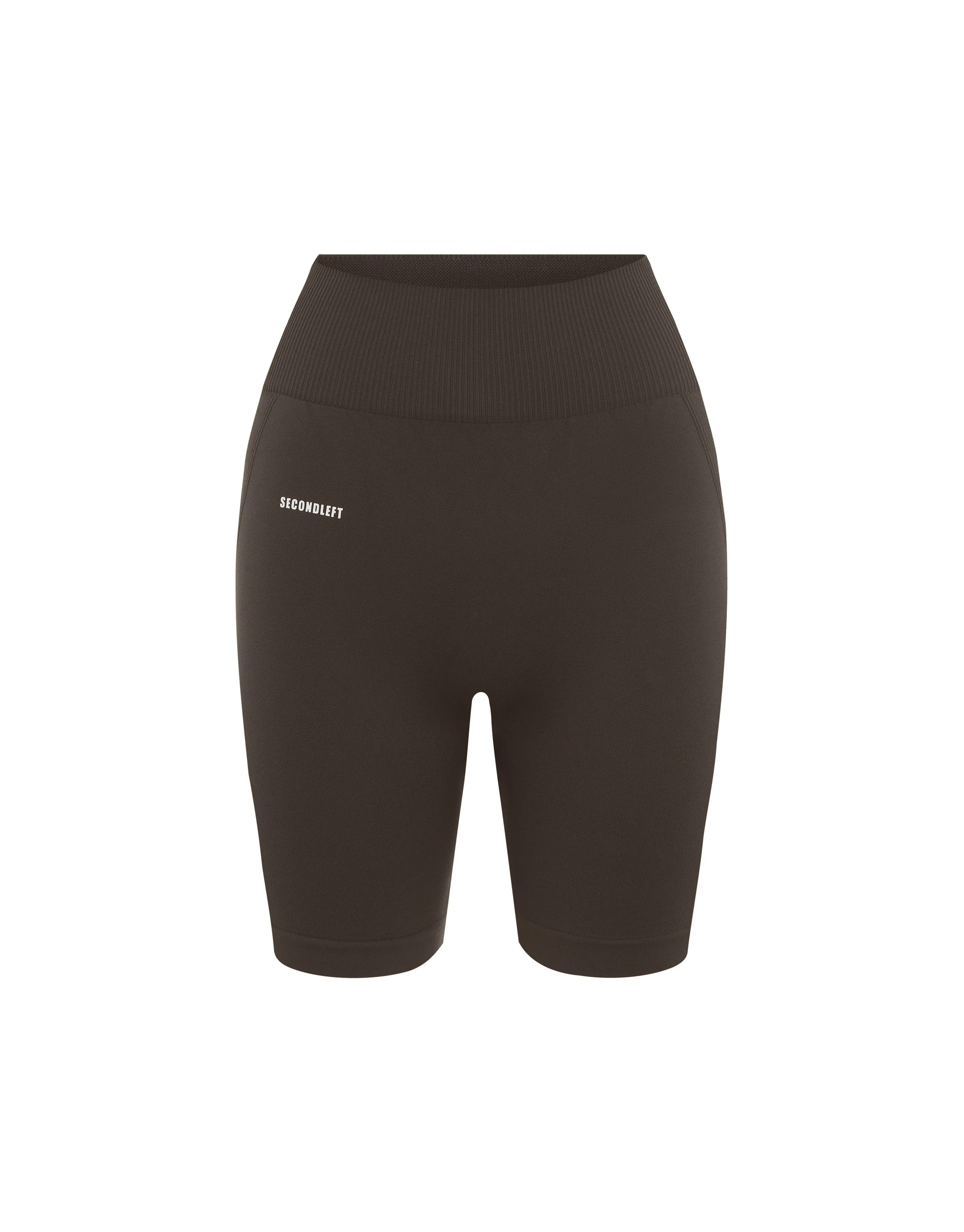Seamless Midi Biker Shorts - Espresso