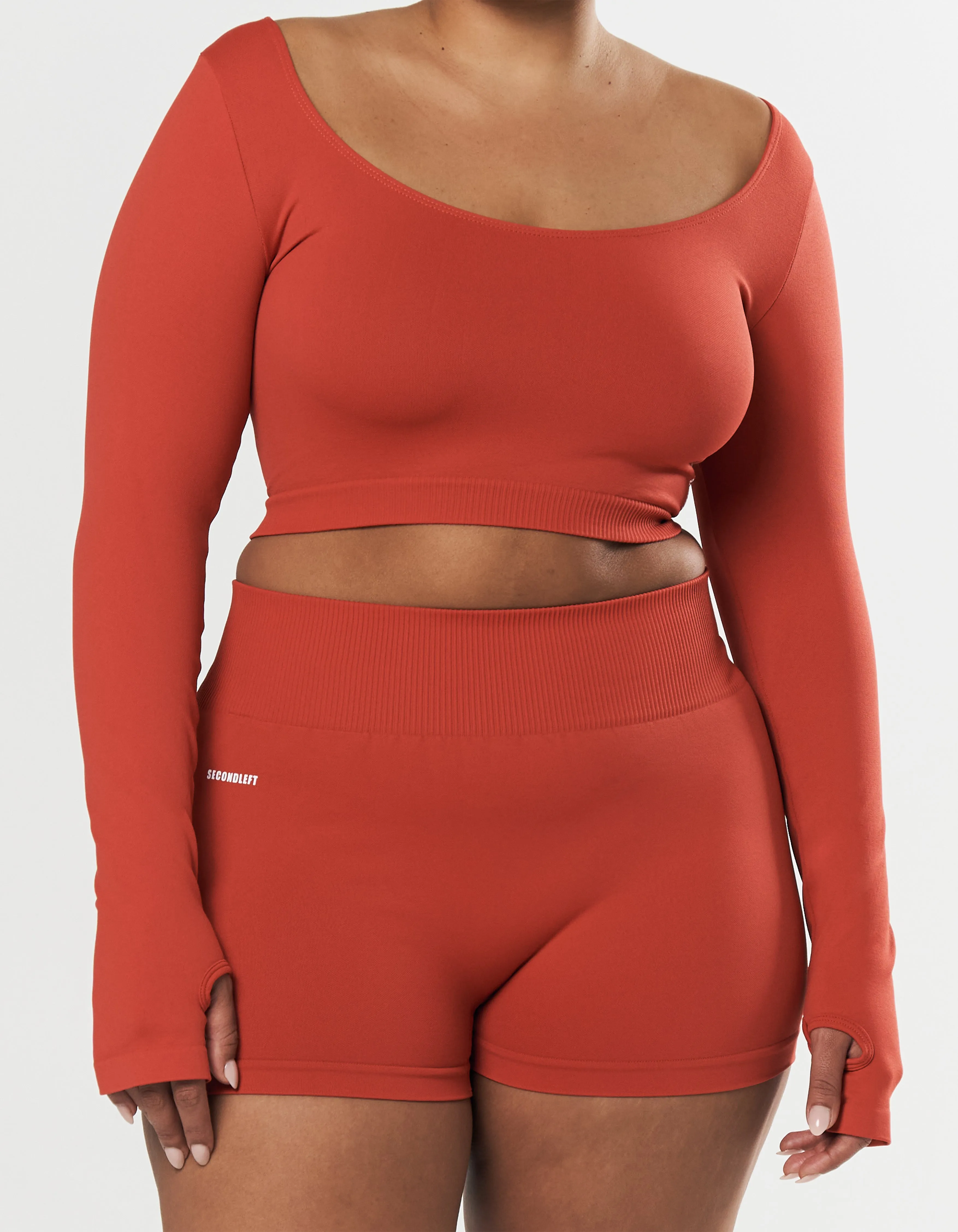 Seamless Mini Biker Shorts - Red