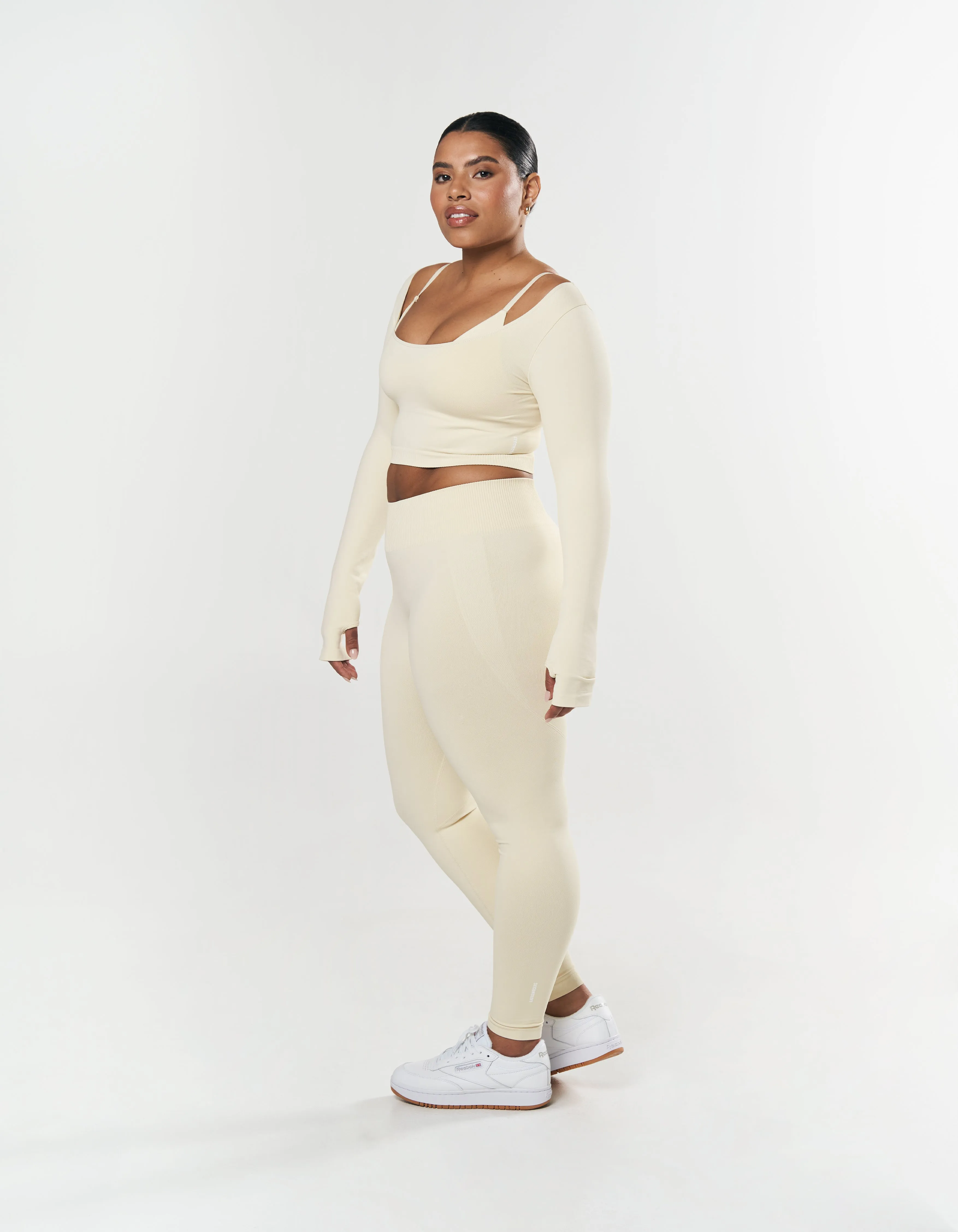 Seamless Scoop Long Sleeve - Butter
