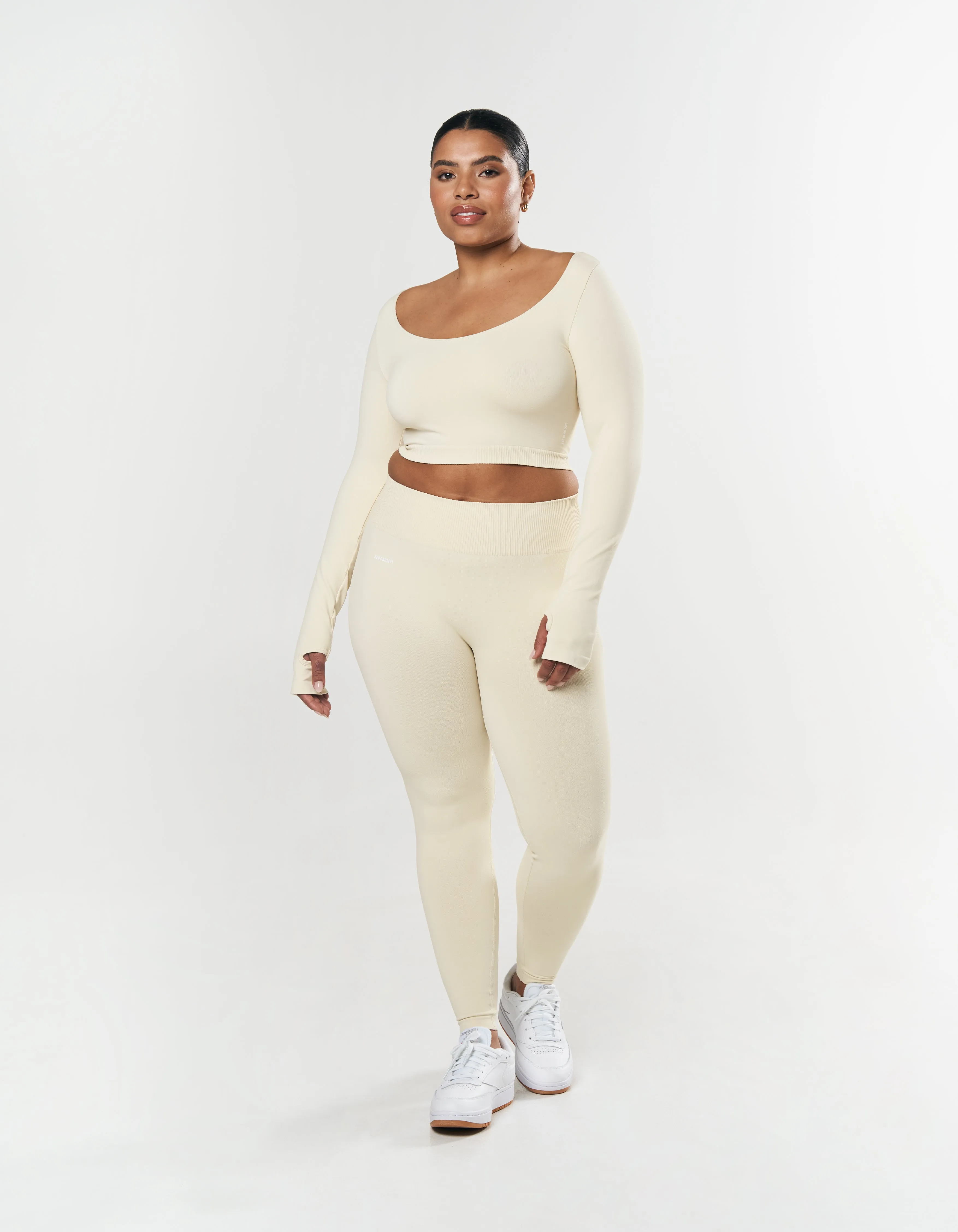 Seamless Scoop Long Sleeve - Butter