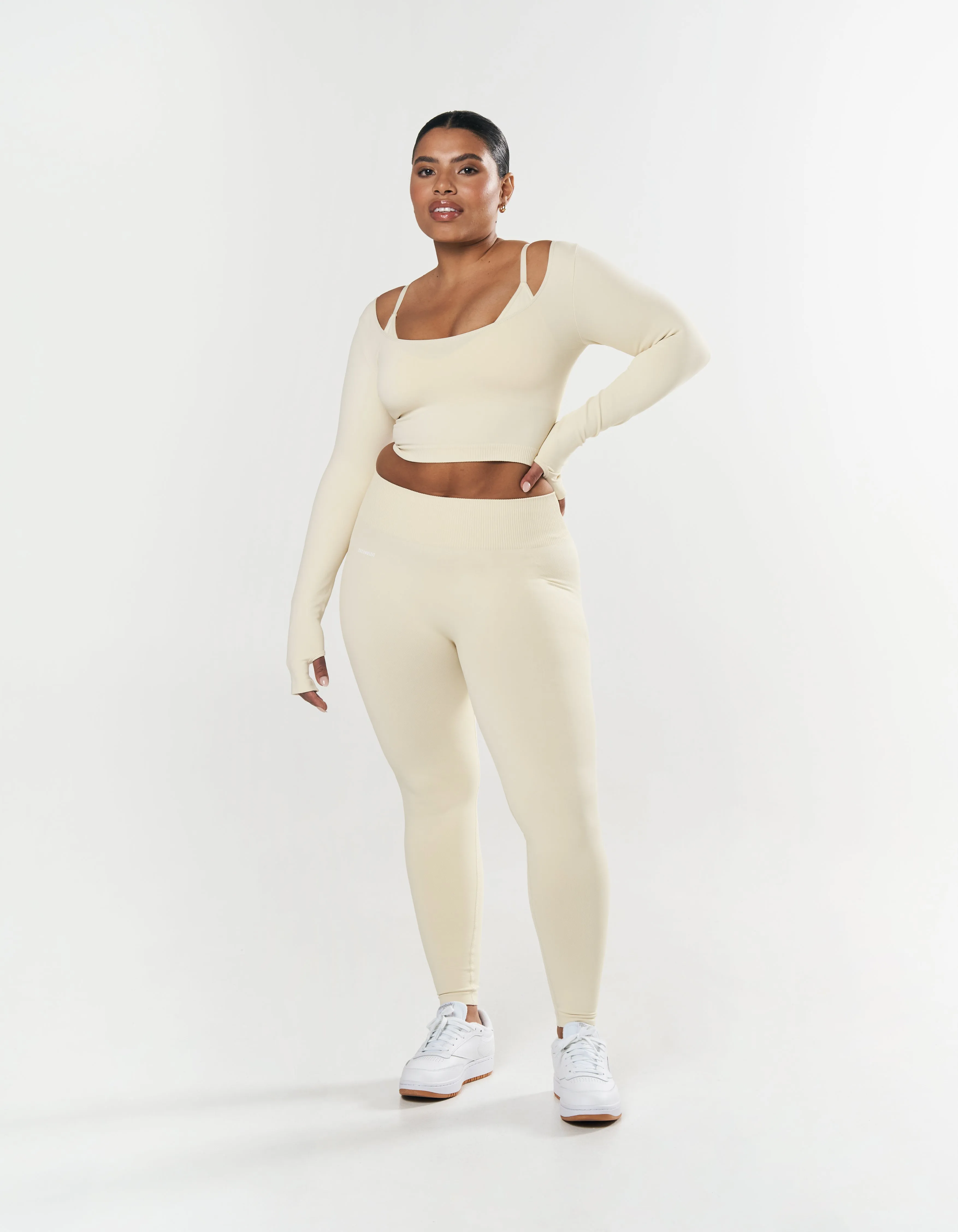 Seamless Scoop Long Sleeve - Butter
