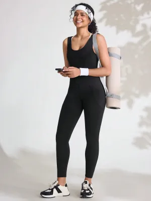 Seamless Stretchy Breathable Jumpsuit – Sleek & Comfortable Activewear