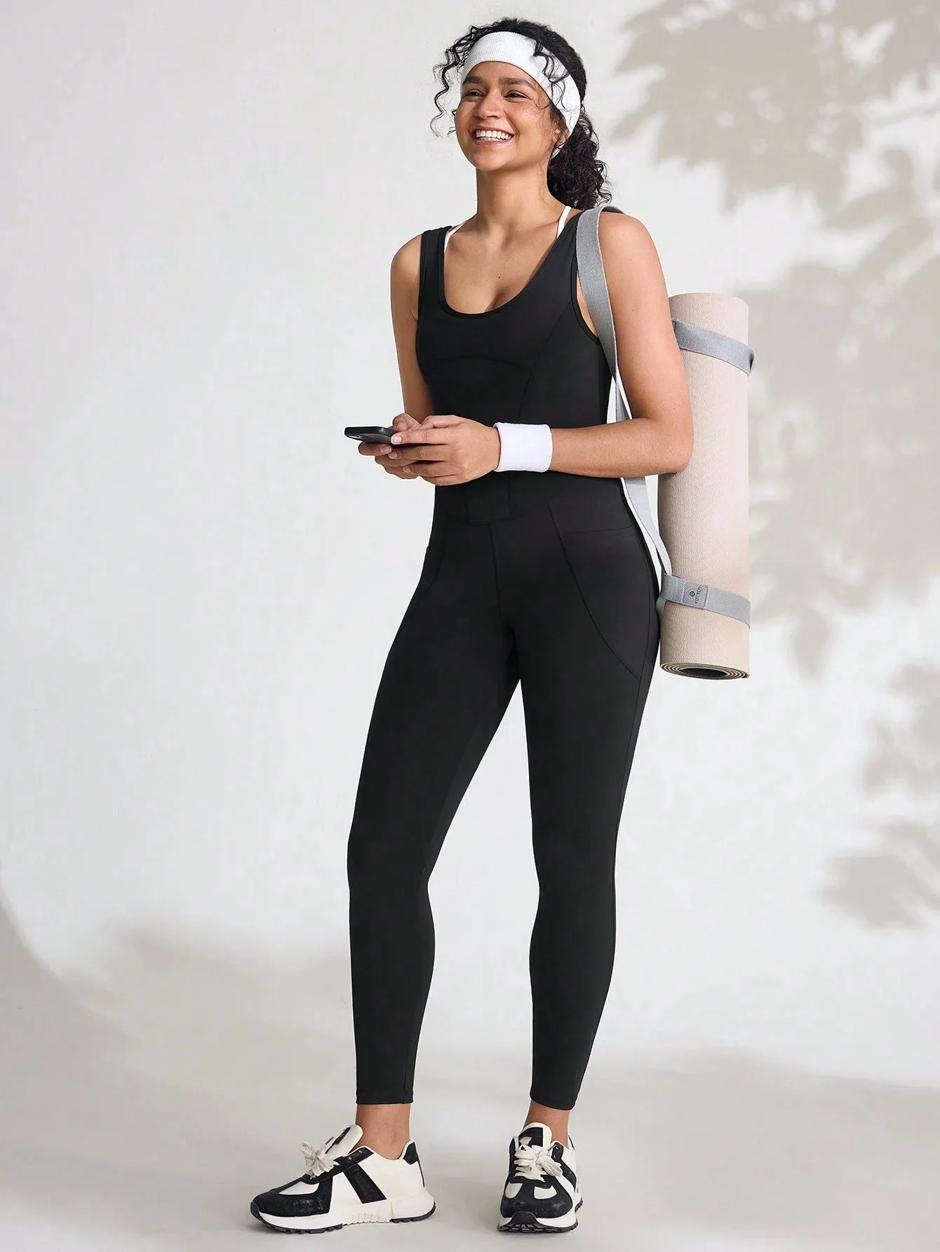 Seamless Stretchy Breathable Jumpsuit – Sleek & Comfortable Activewear