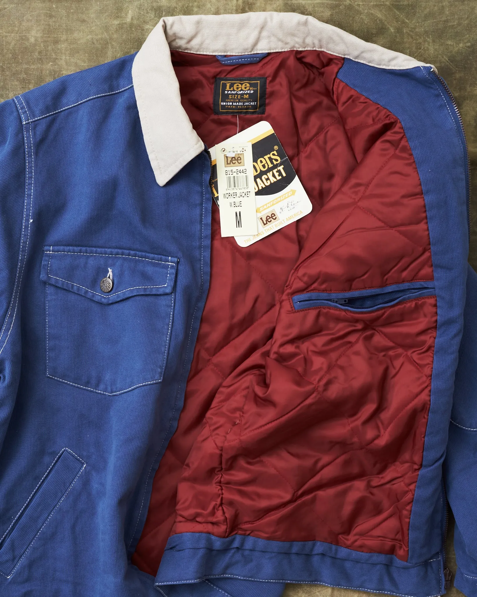 Second Hand Lee Jungle Cloth Work Jacket Size M