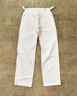 Second Hand Tender Type 126 Side Cinch Oxford Trousers Ecru Size 3 / M